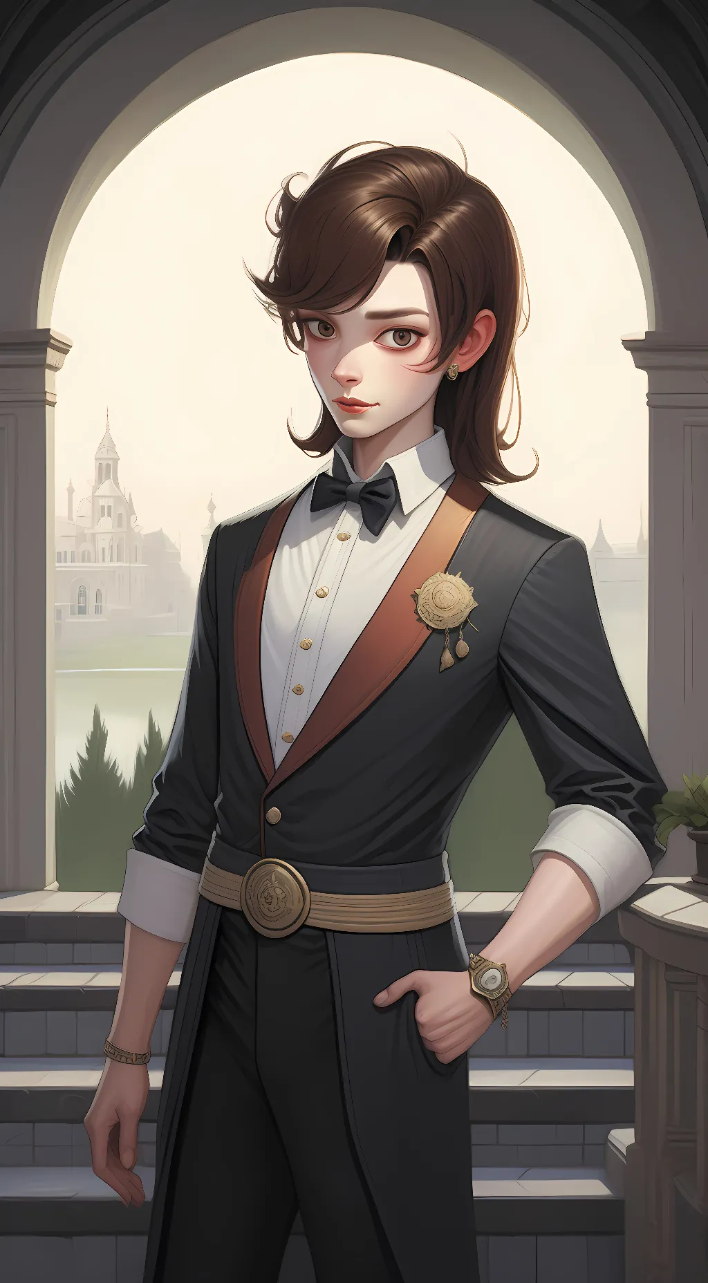 ai character: Sophia King background