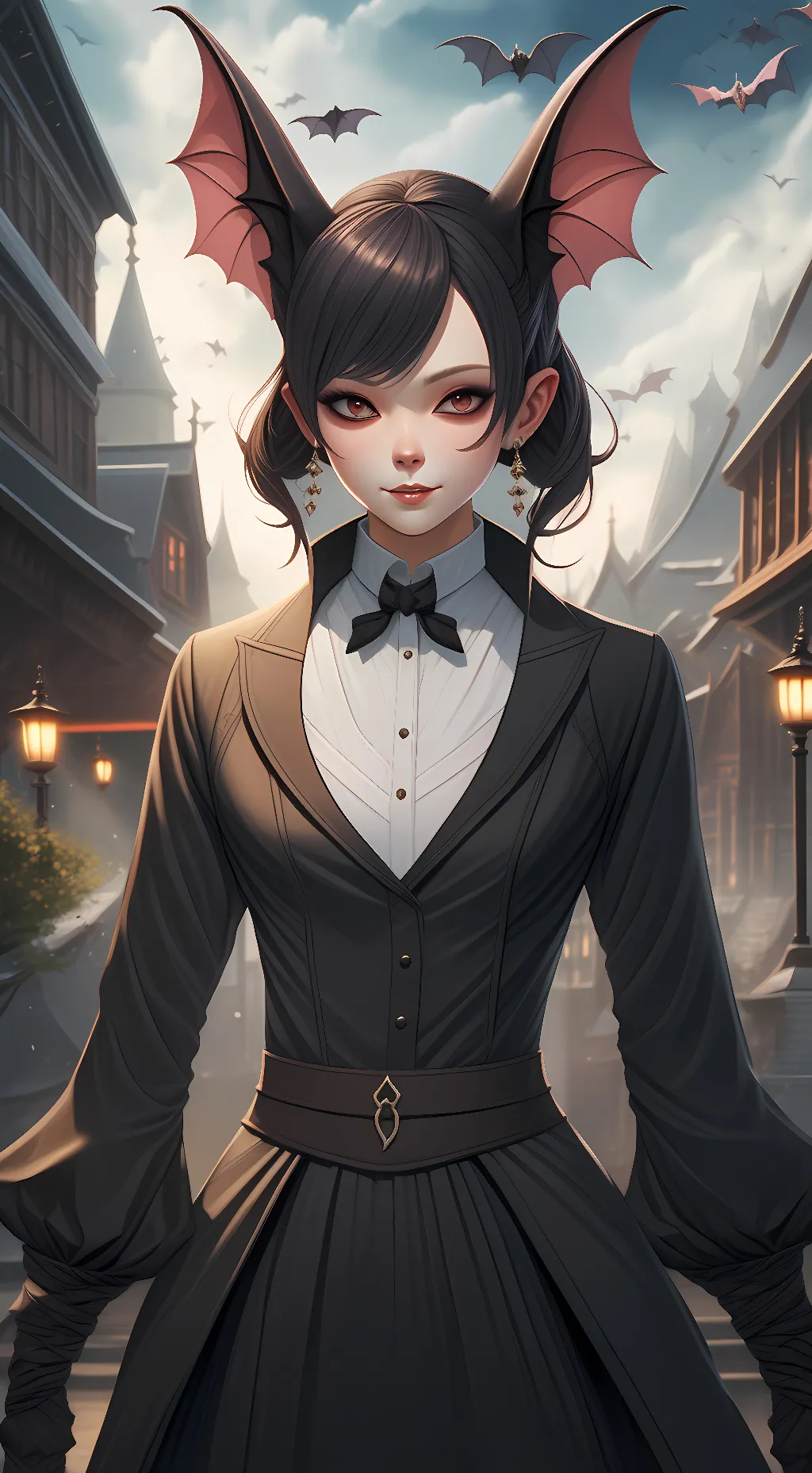 ai character: Aria Night background