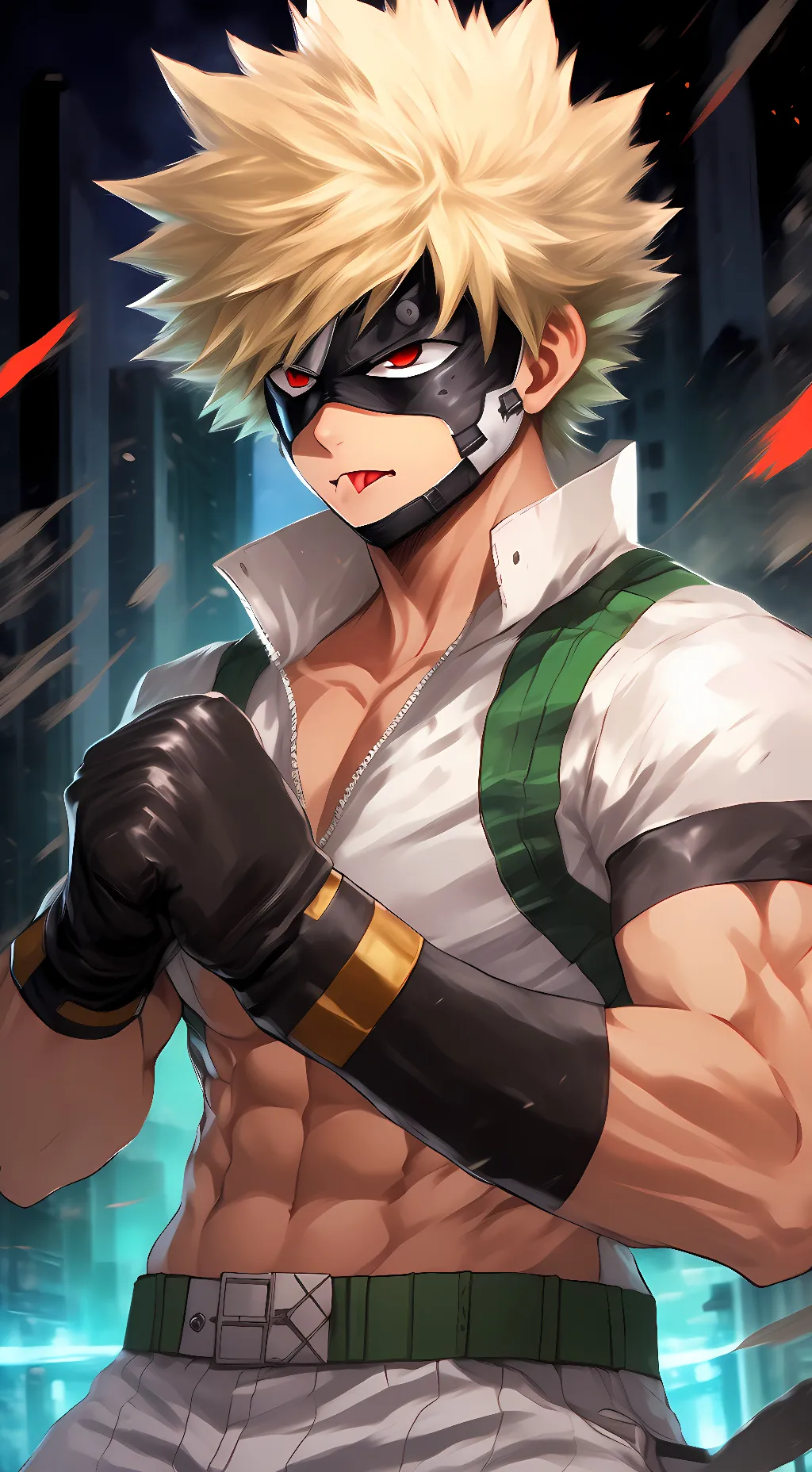 ai character: Bakugo🧡 background