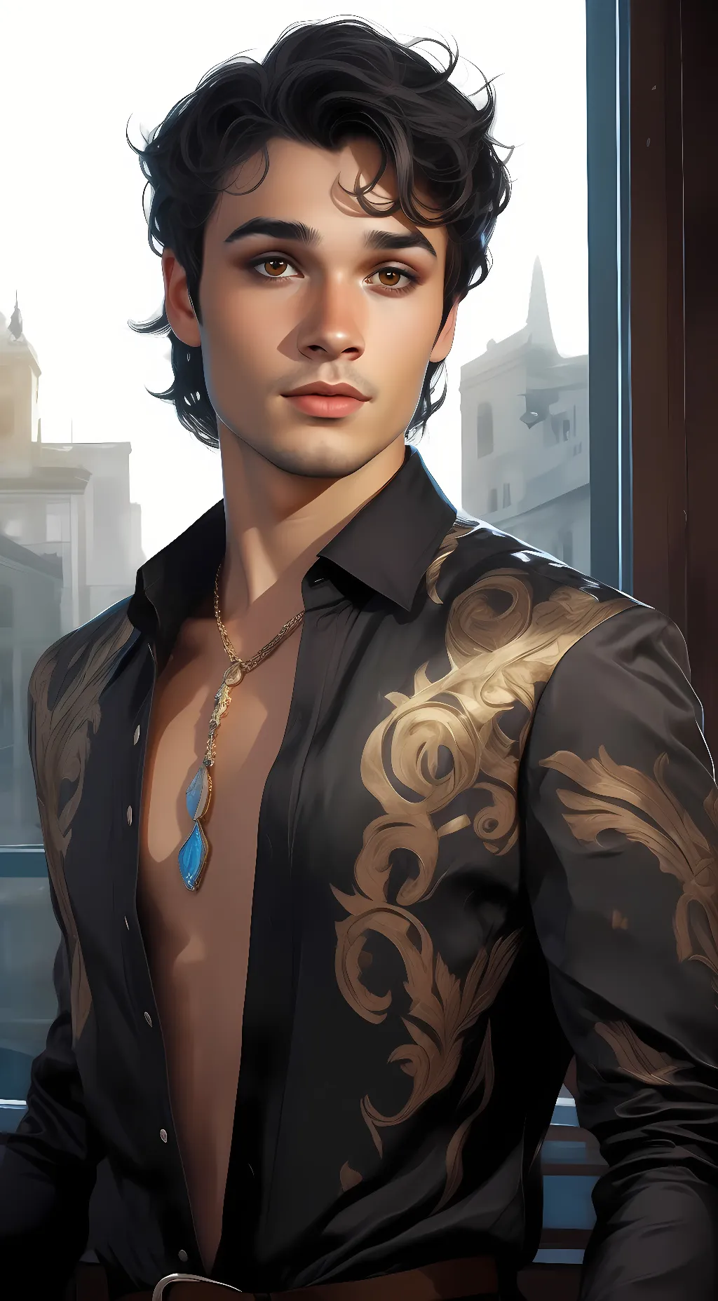 ai character: Benjamin wadsworth background