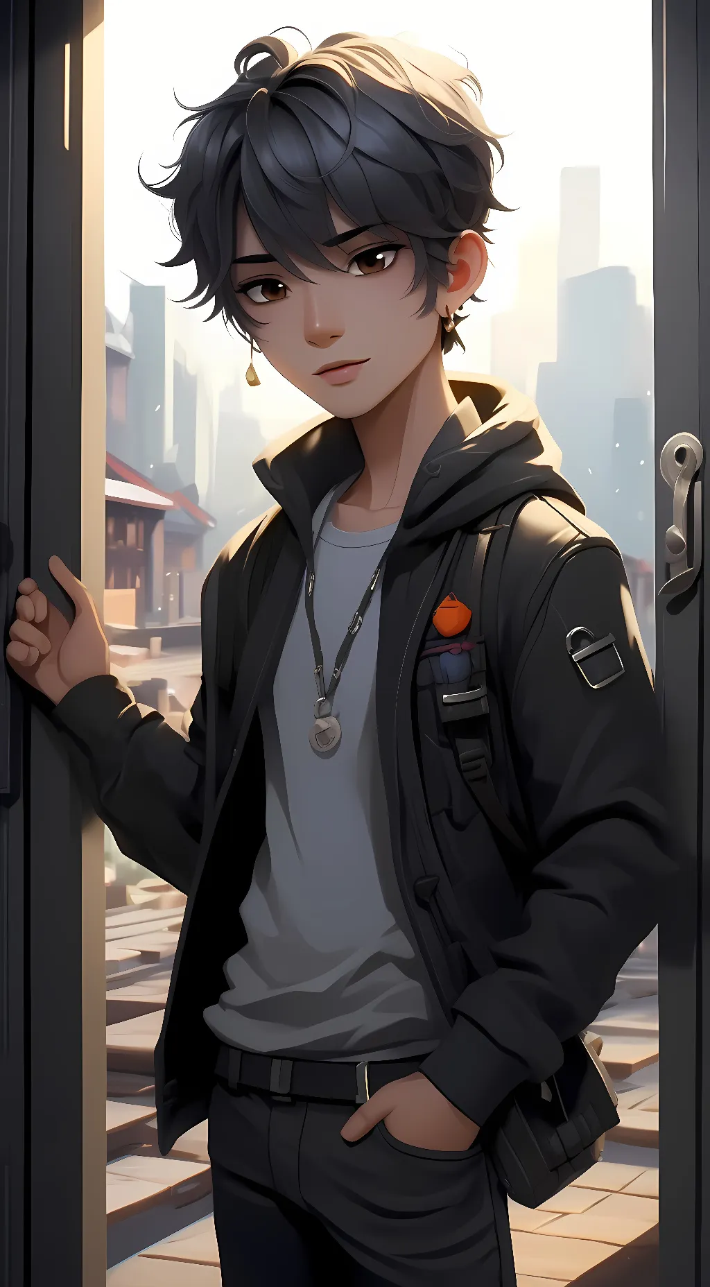 ai character: emo seek background