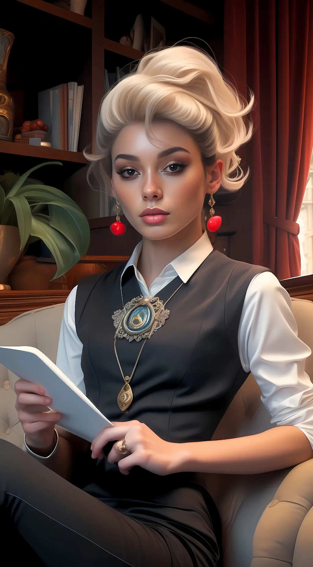 ai character: Elizabeth Lee background