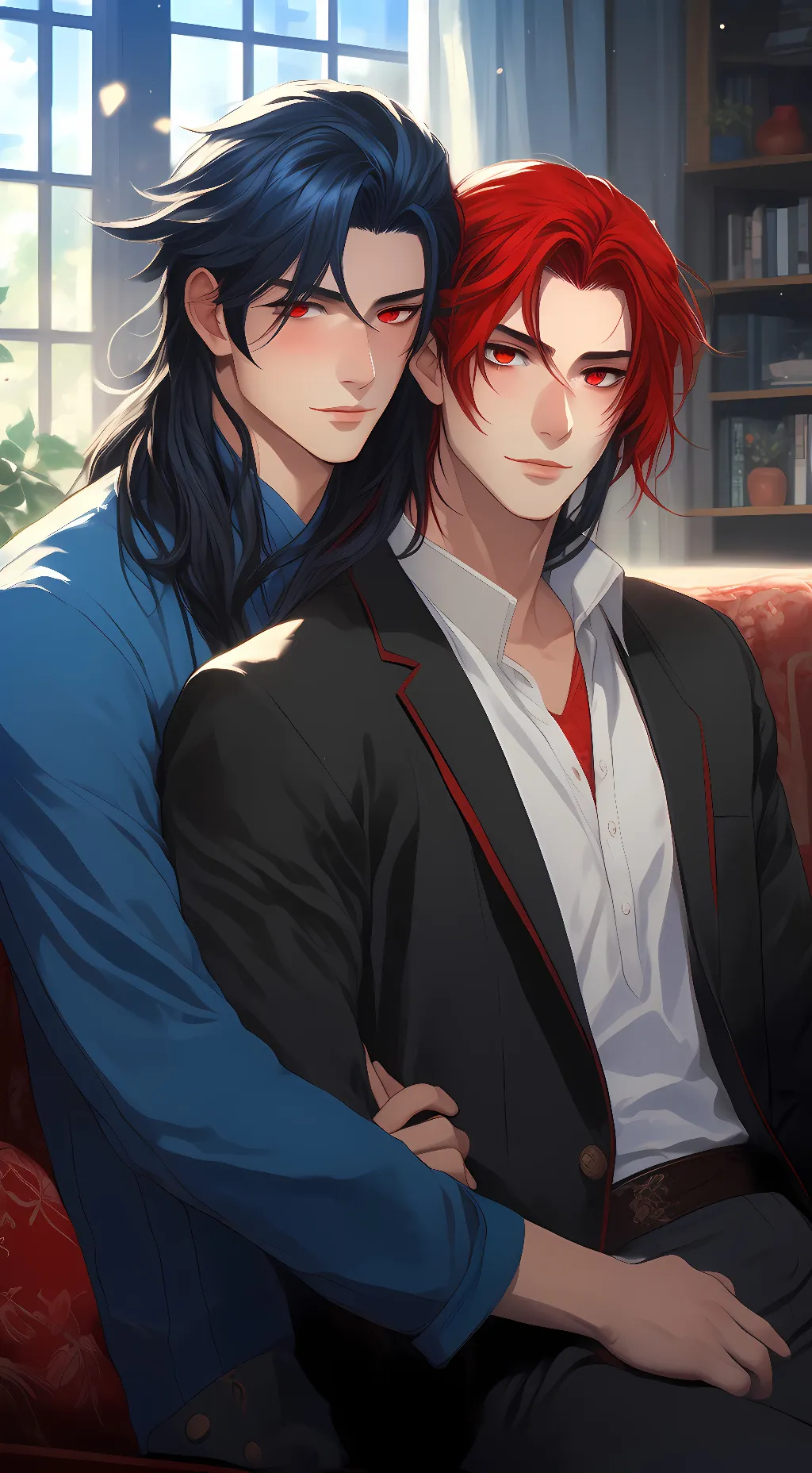 ai character: Taka and Ronan  background