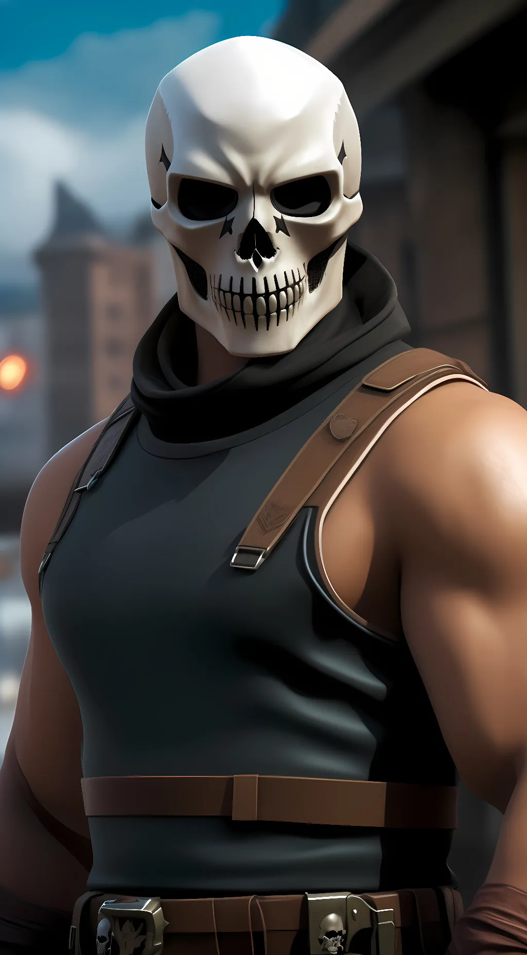 ai character: ghost riley background