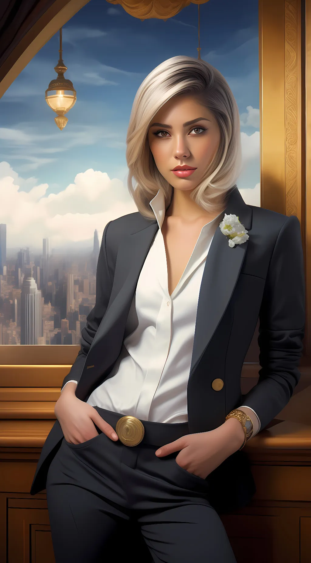 ai character: Louise Rose background