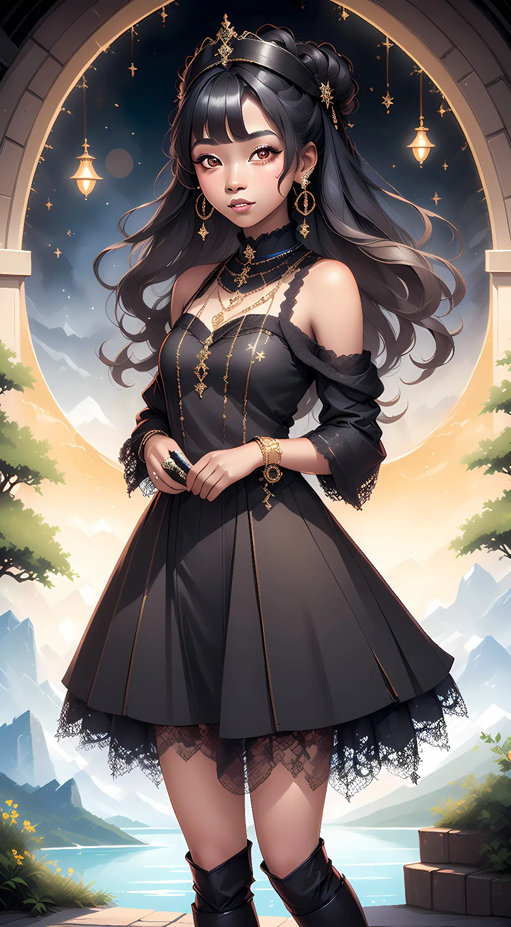 ai character: Aurora Whitewood background