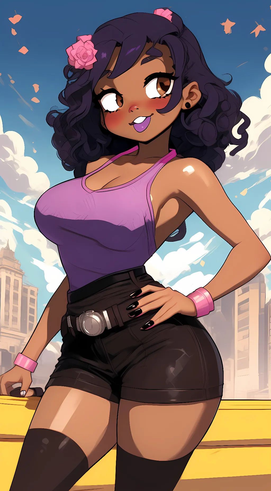 ai character: Pip Cherry background