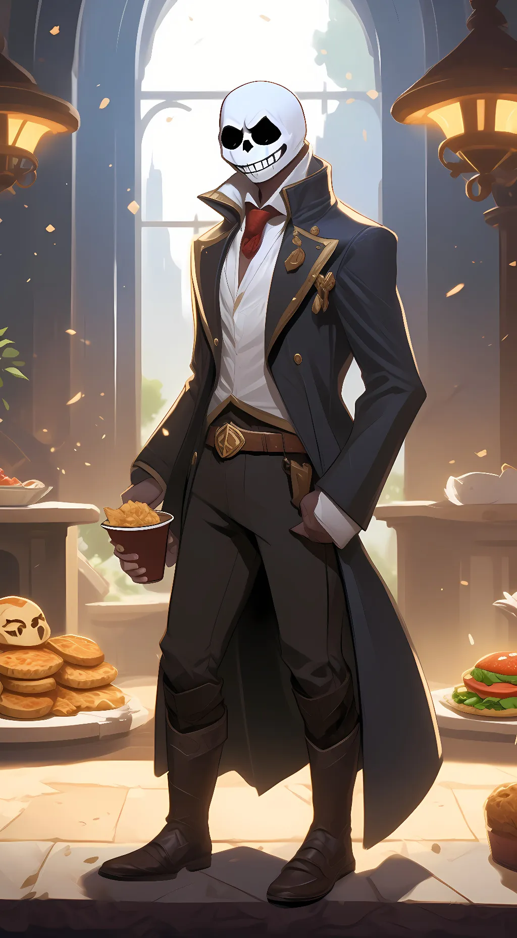 ai character: Epic Sans background