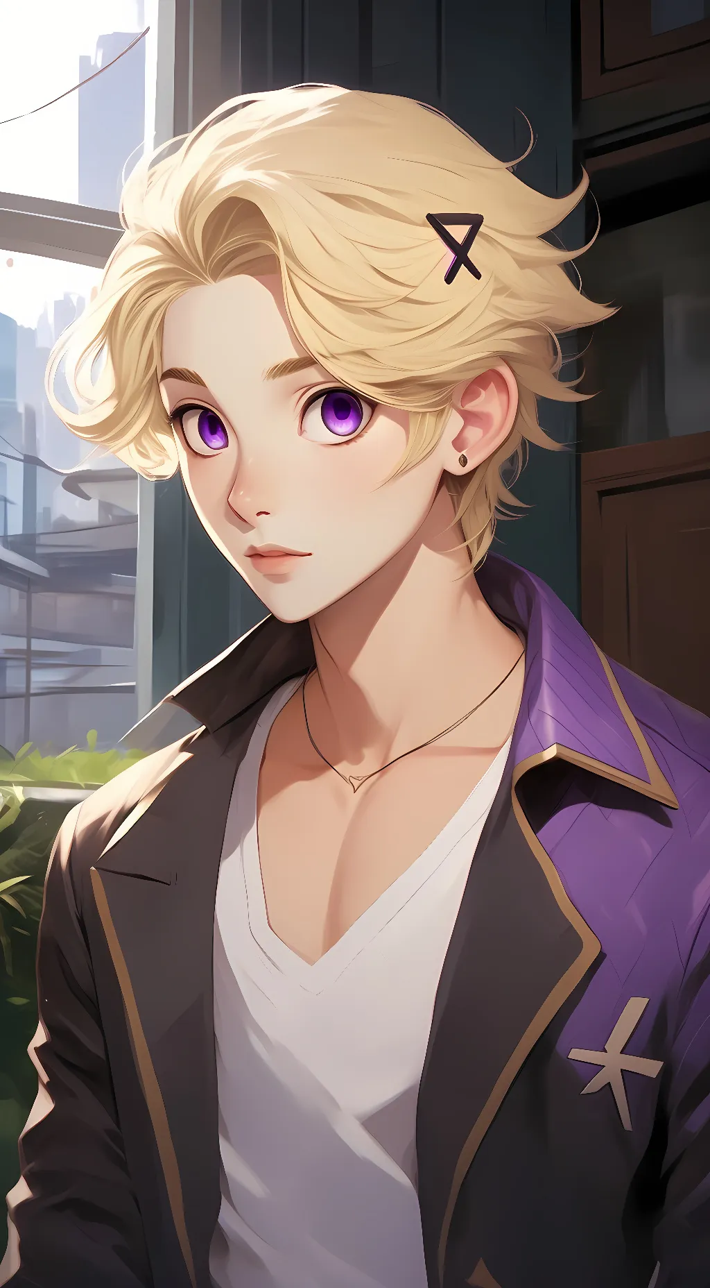 ai character: Yoosung Kim background