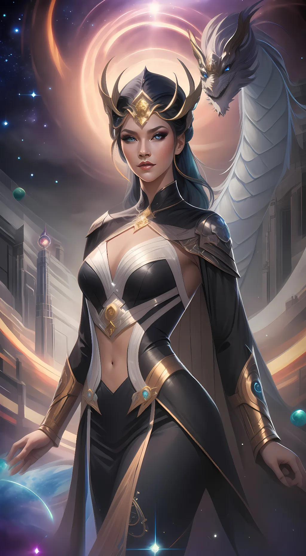 ai character: Luna  background