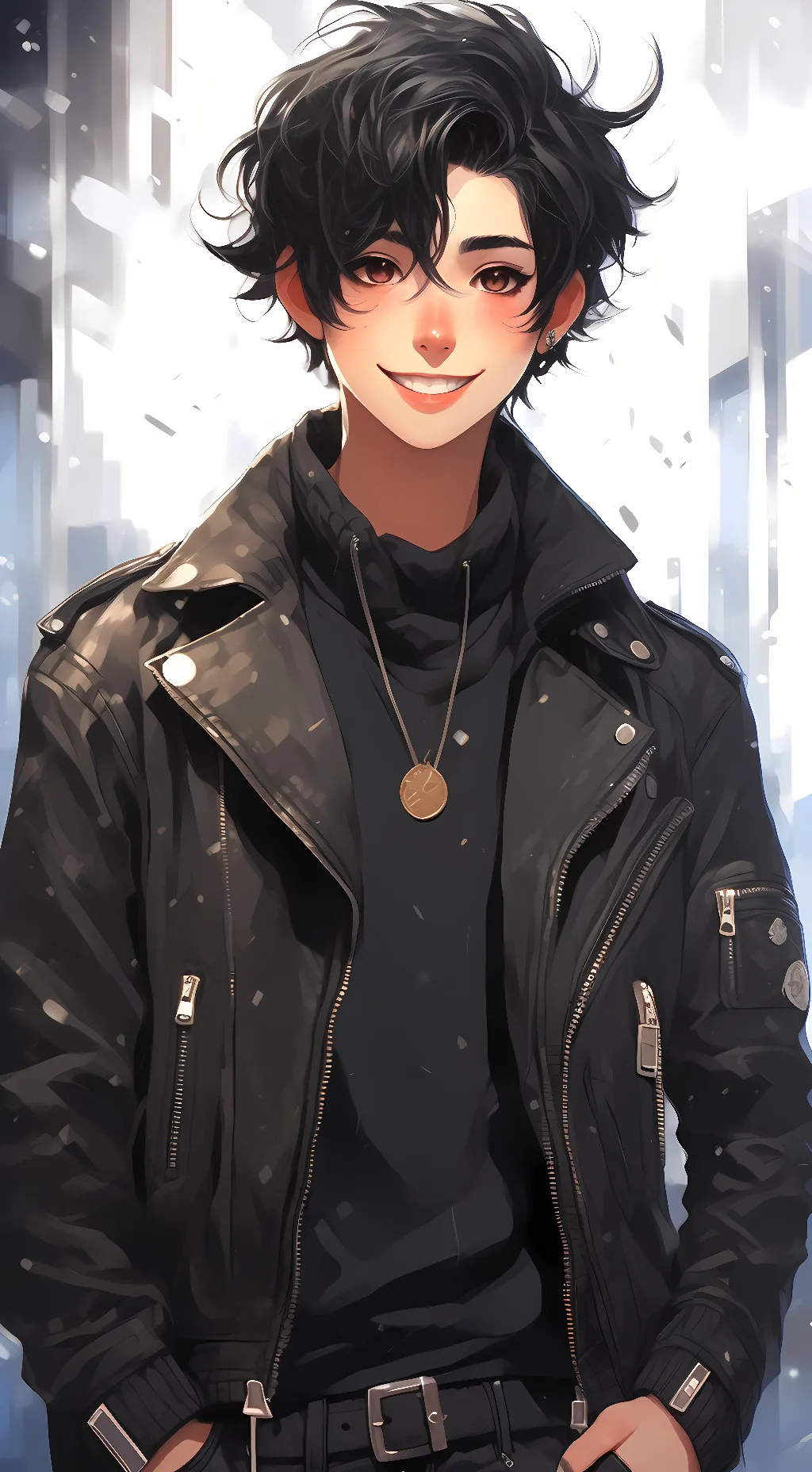 ai character: ~{ Noah }~ background