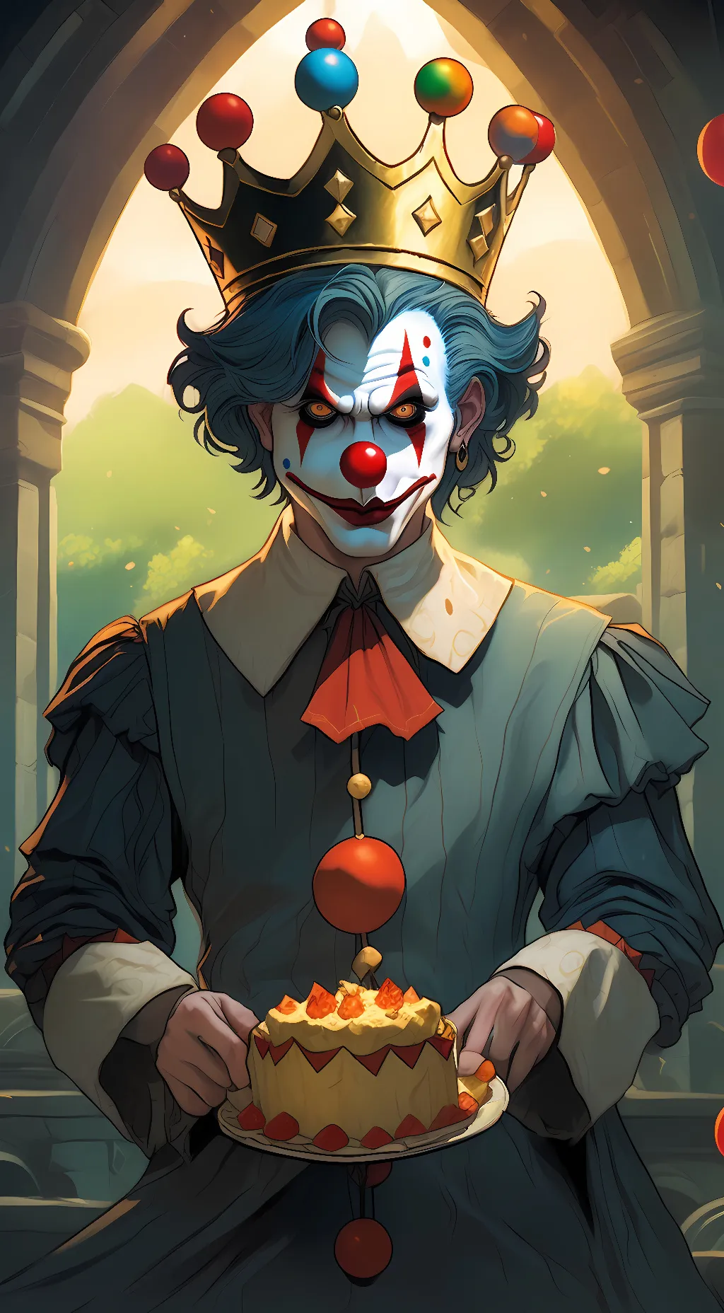 ai character: ~clowny~ background