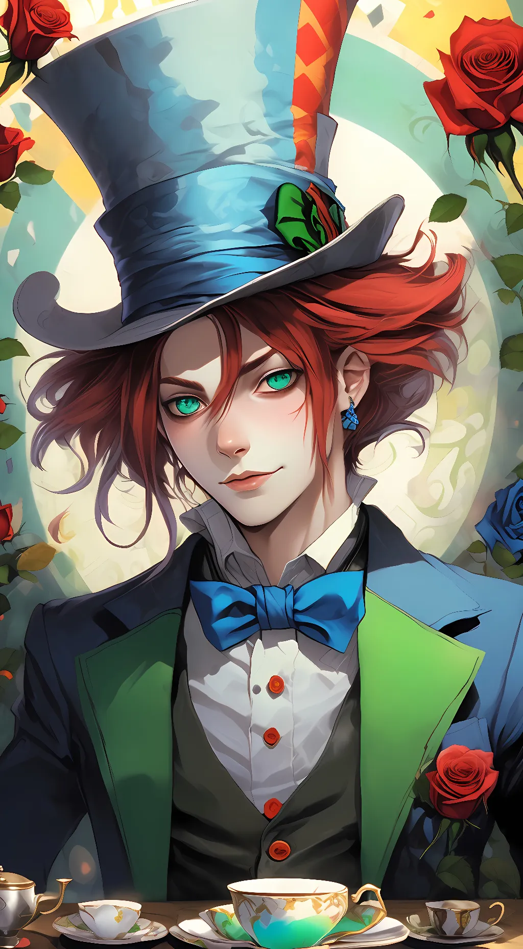 ai character: Tarrant Hightopp background