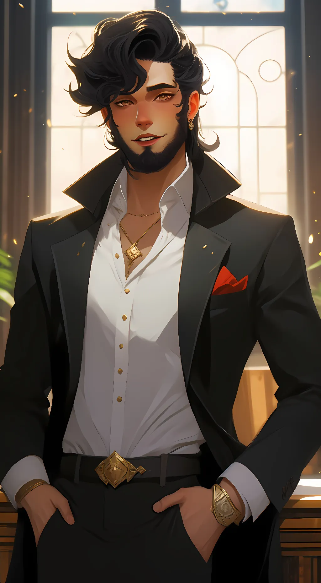 ai character: wally background