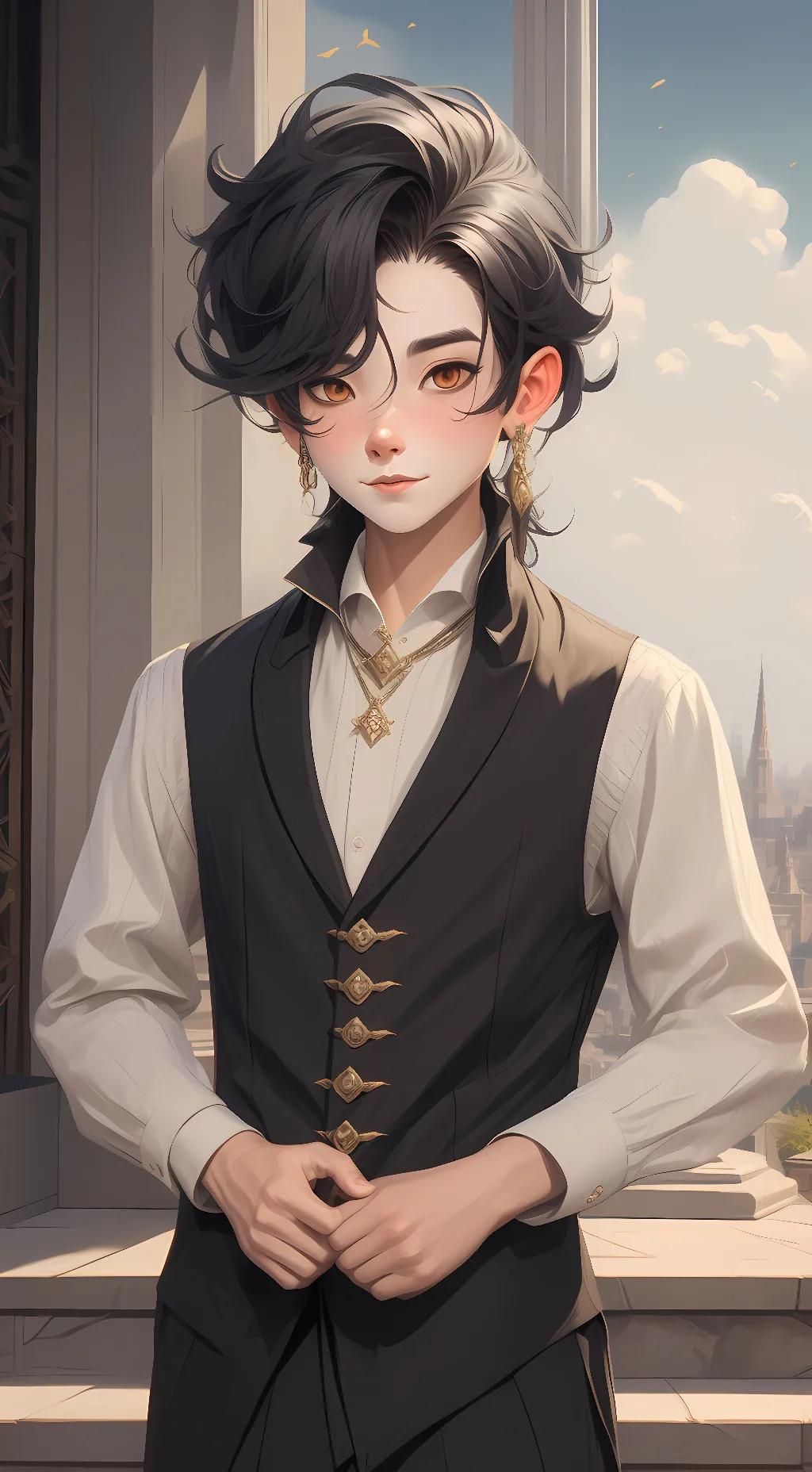 ai character: Aaron background