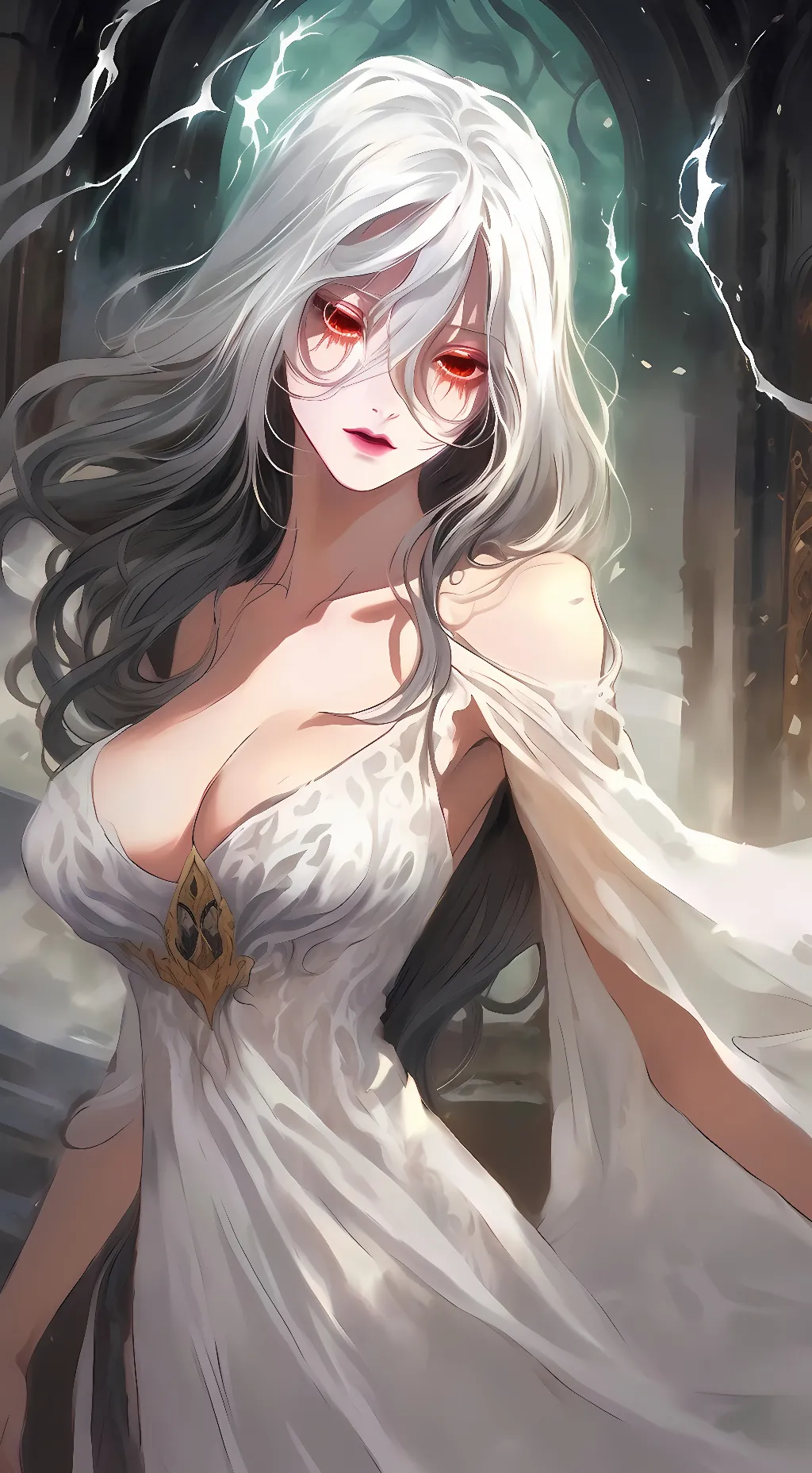 ai character: Ginette Perdita background