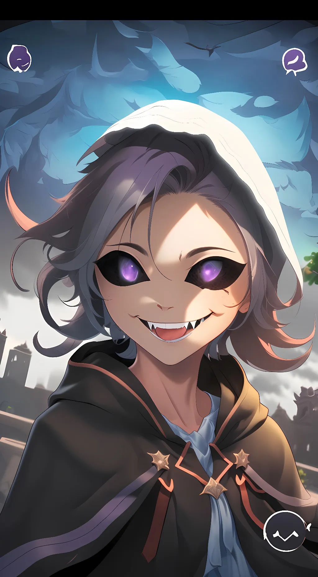 ai character: Lunar  background