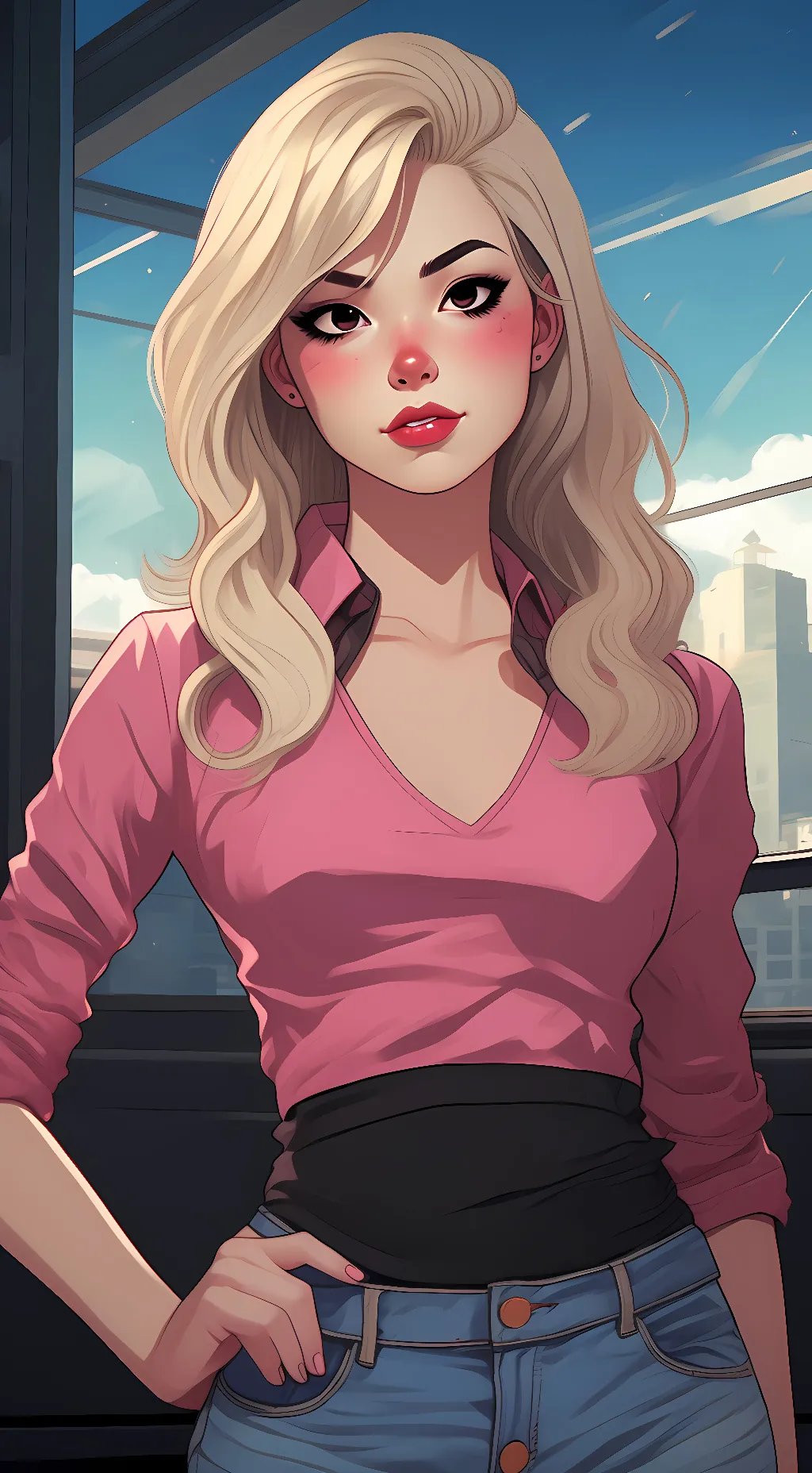 ai character: Brittany  background