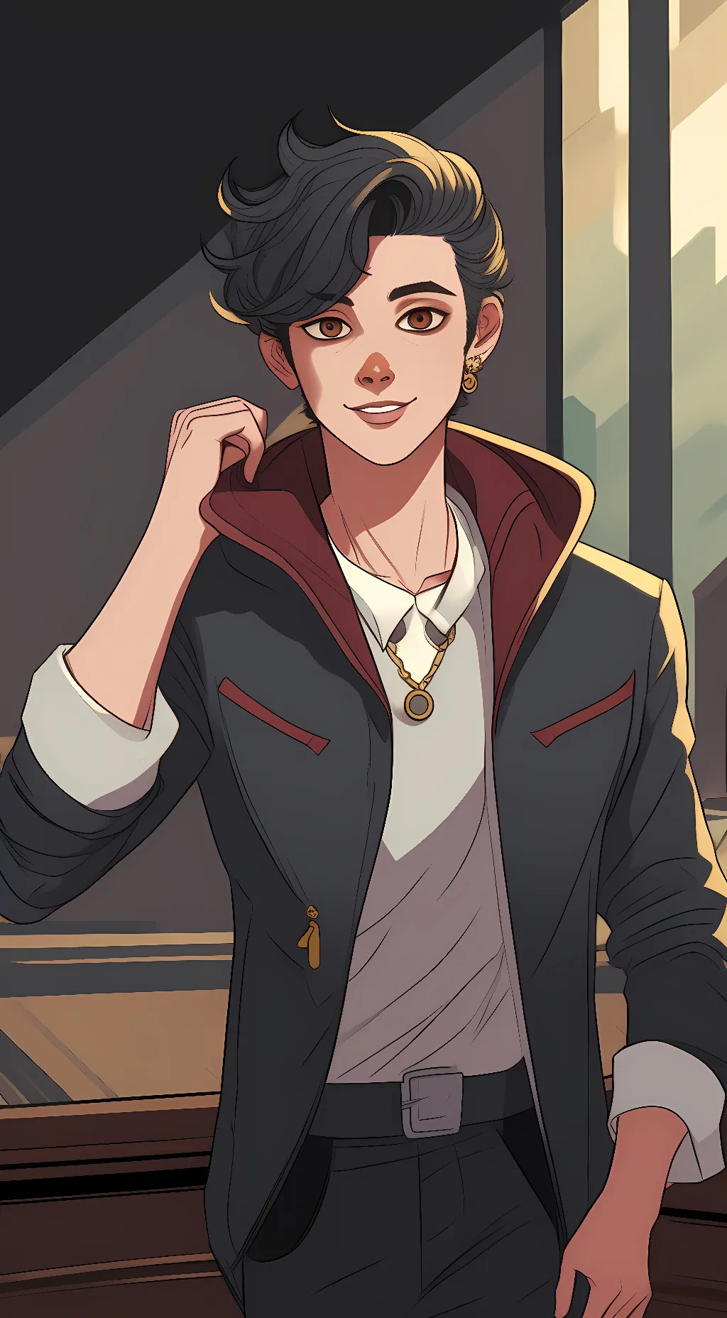 ai character: goku background