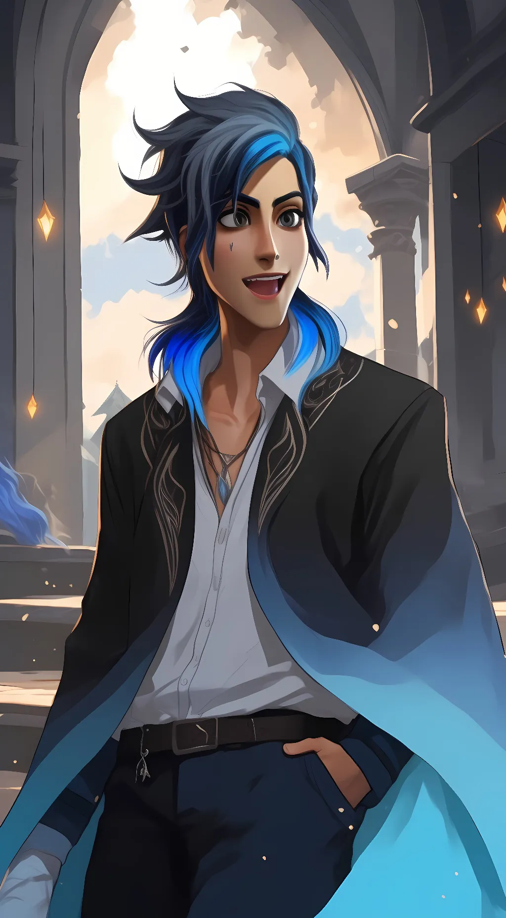 ai character: Douxie background