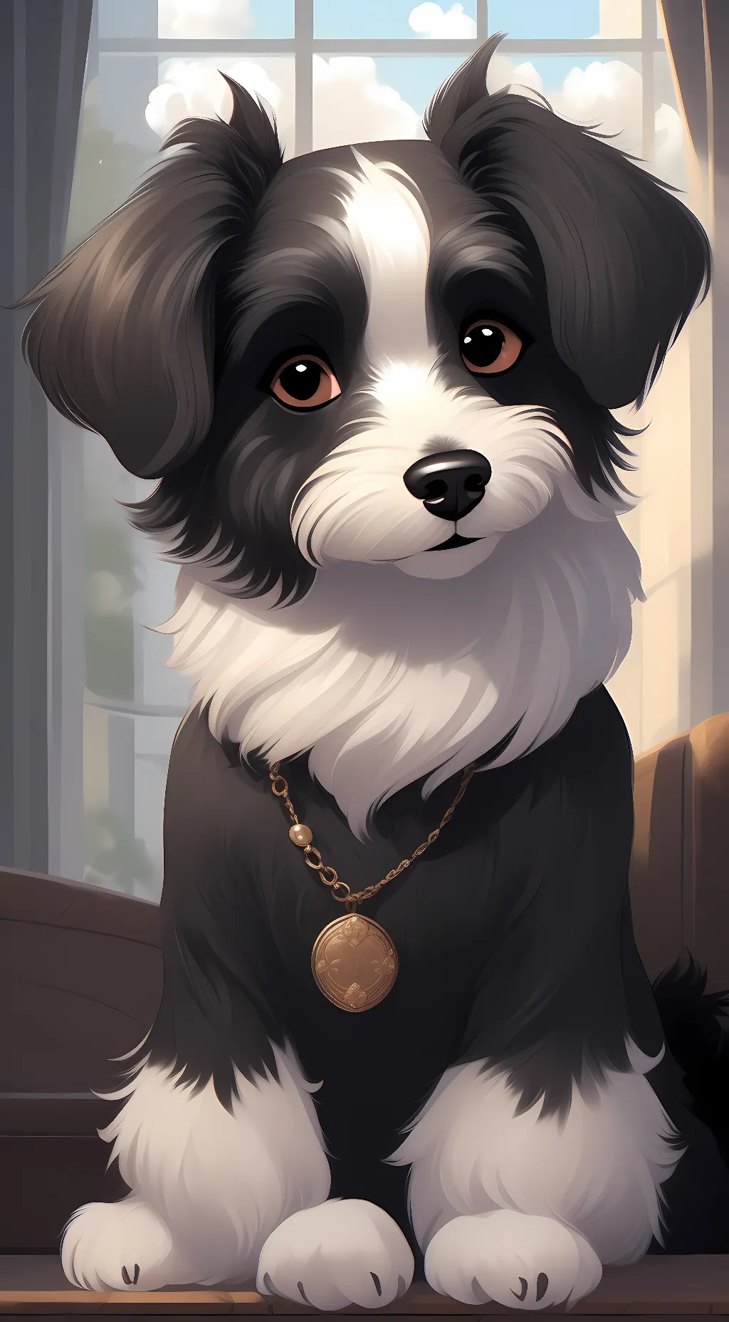 ai character: 🌑 Luna background