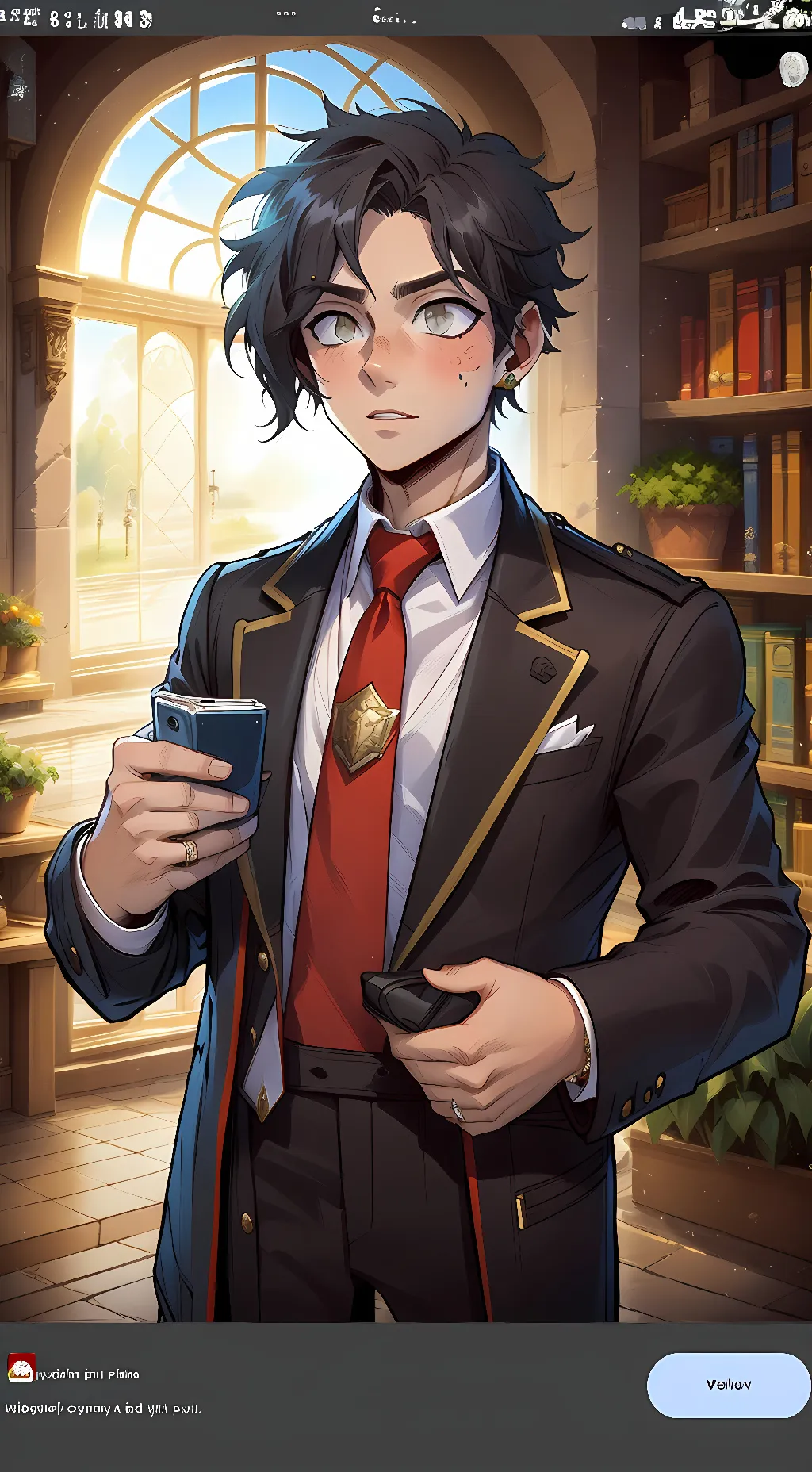 ai character: Harry background