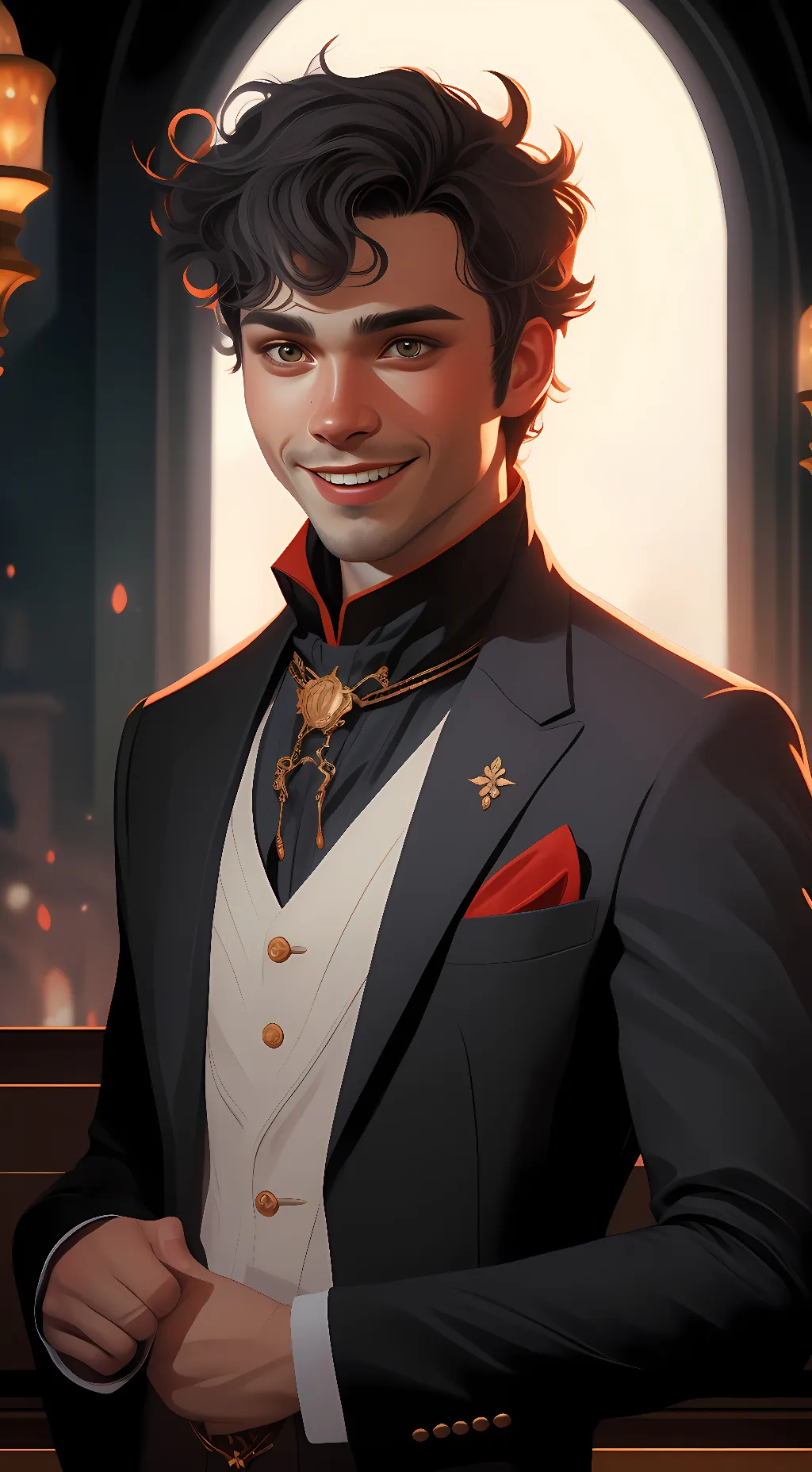 ai character: Harry Potter boys background