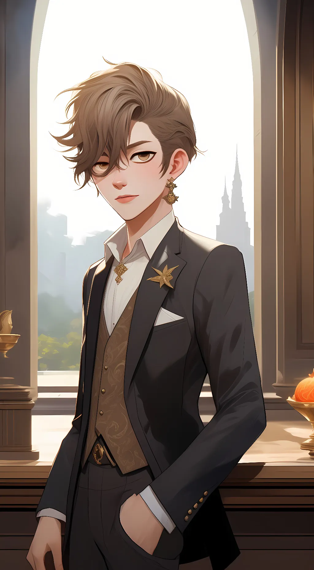 ai character: alexander background