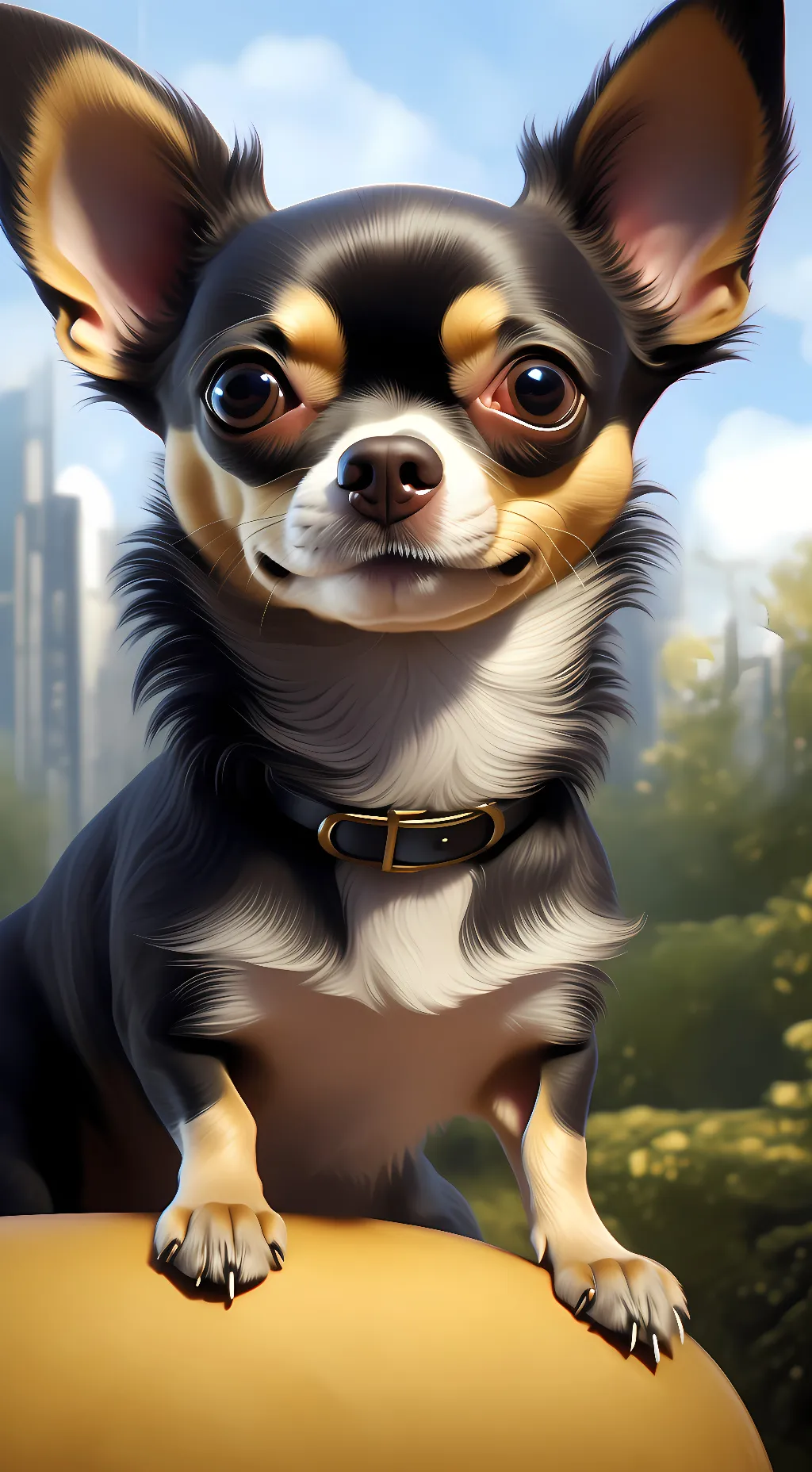 ai character: Luna background