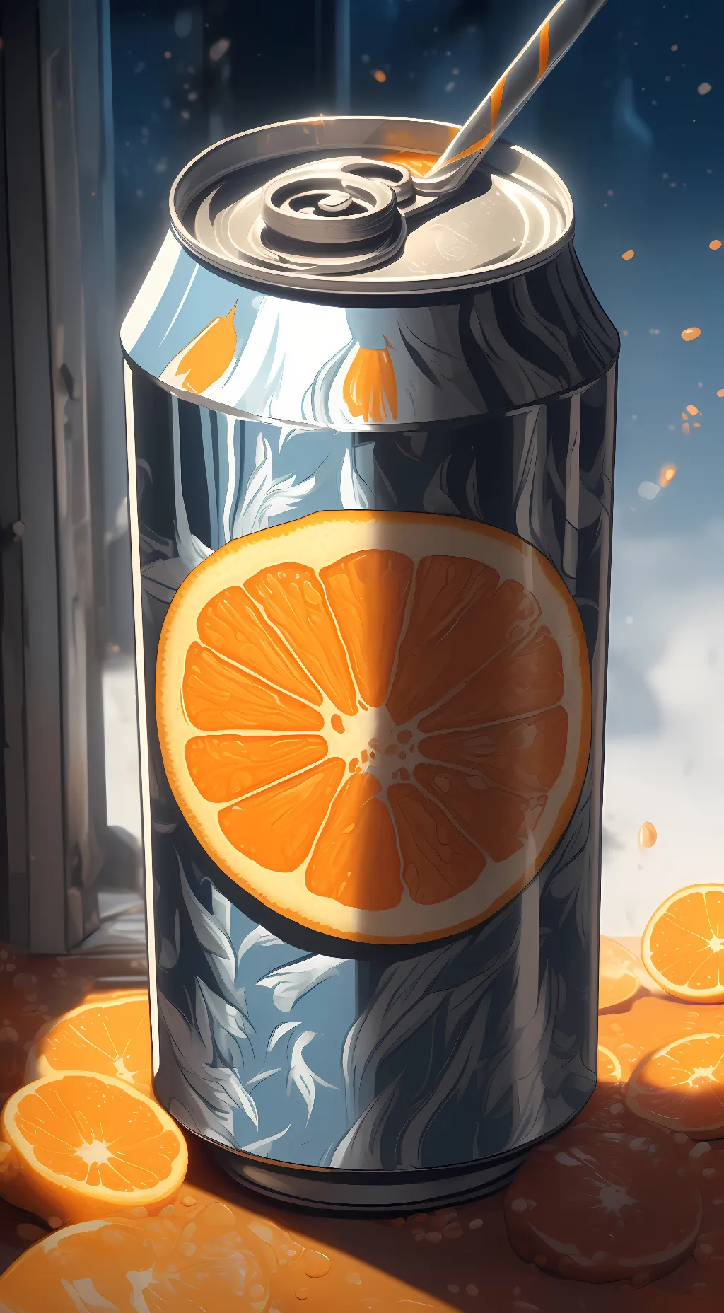 ai character: օʀǟռɢɛ background