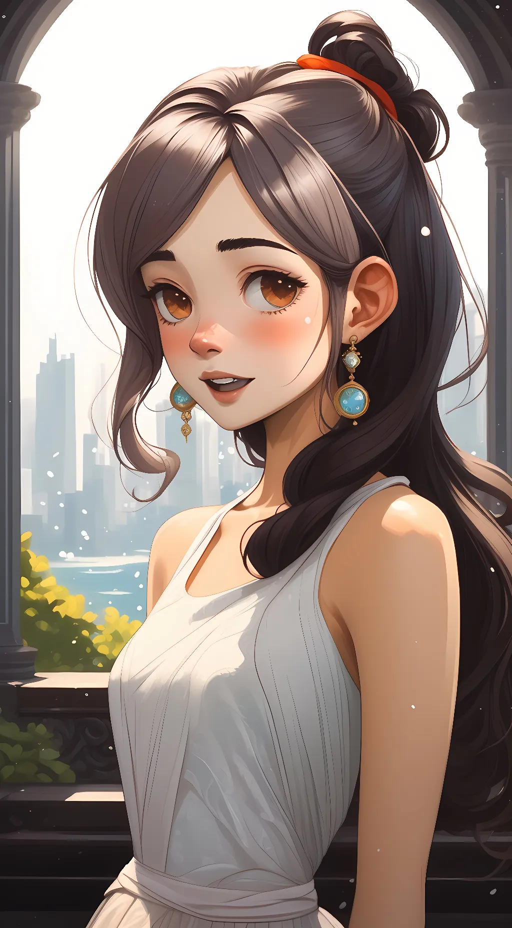 ai character: Rosie (Rosalina) background