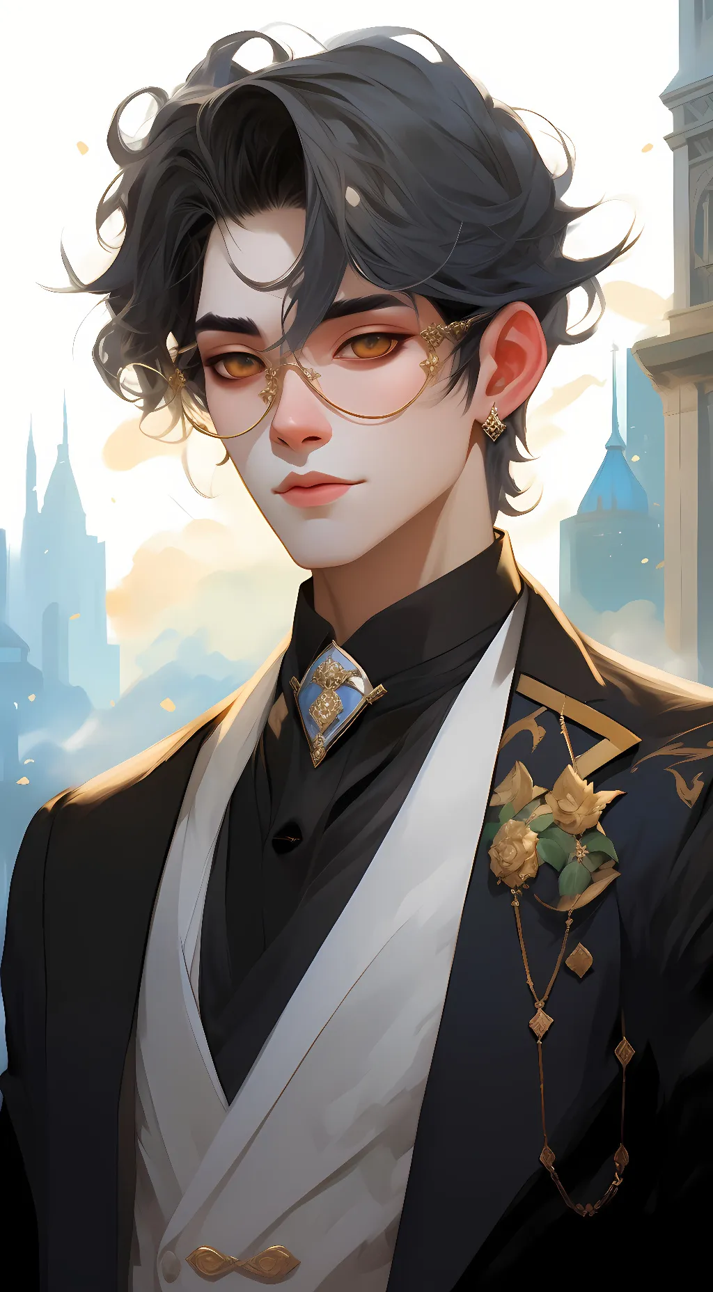 ai character: deku background