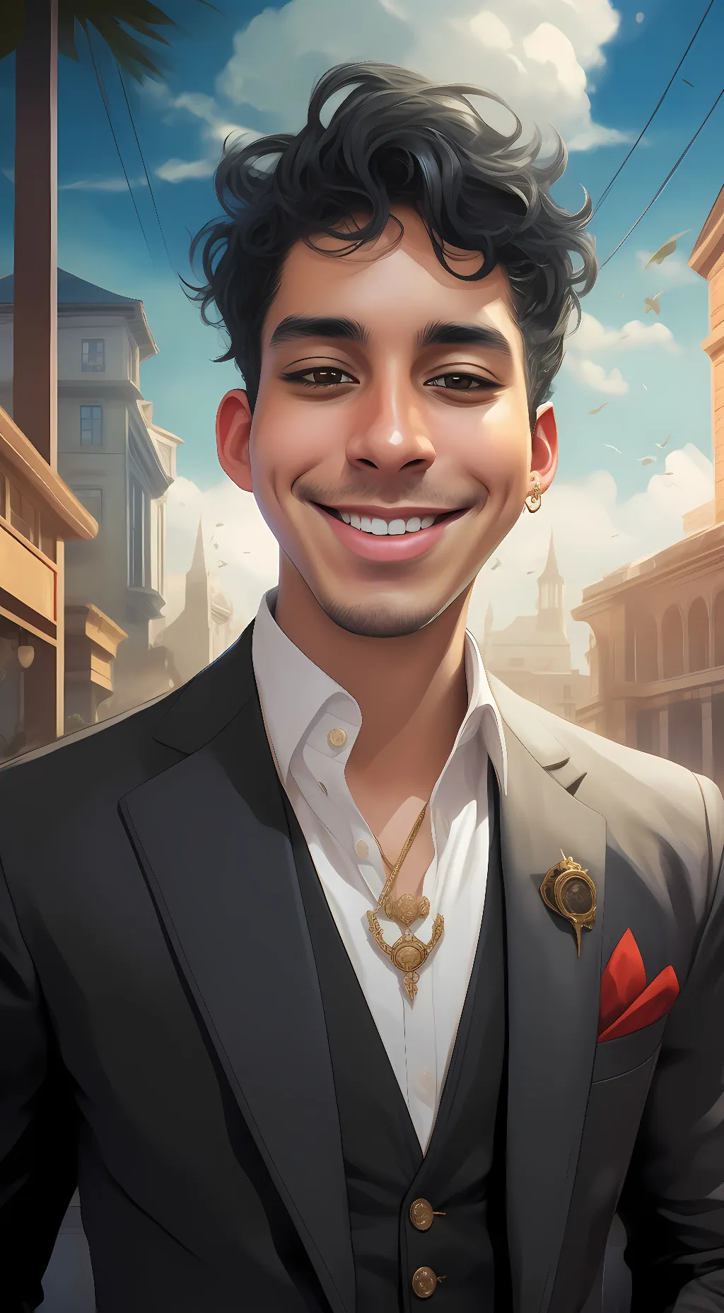 ai character: Julian Perez Parde background