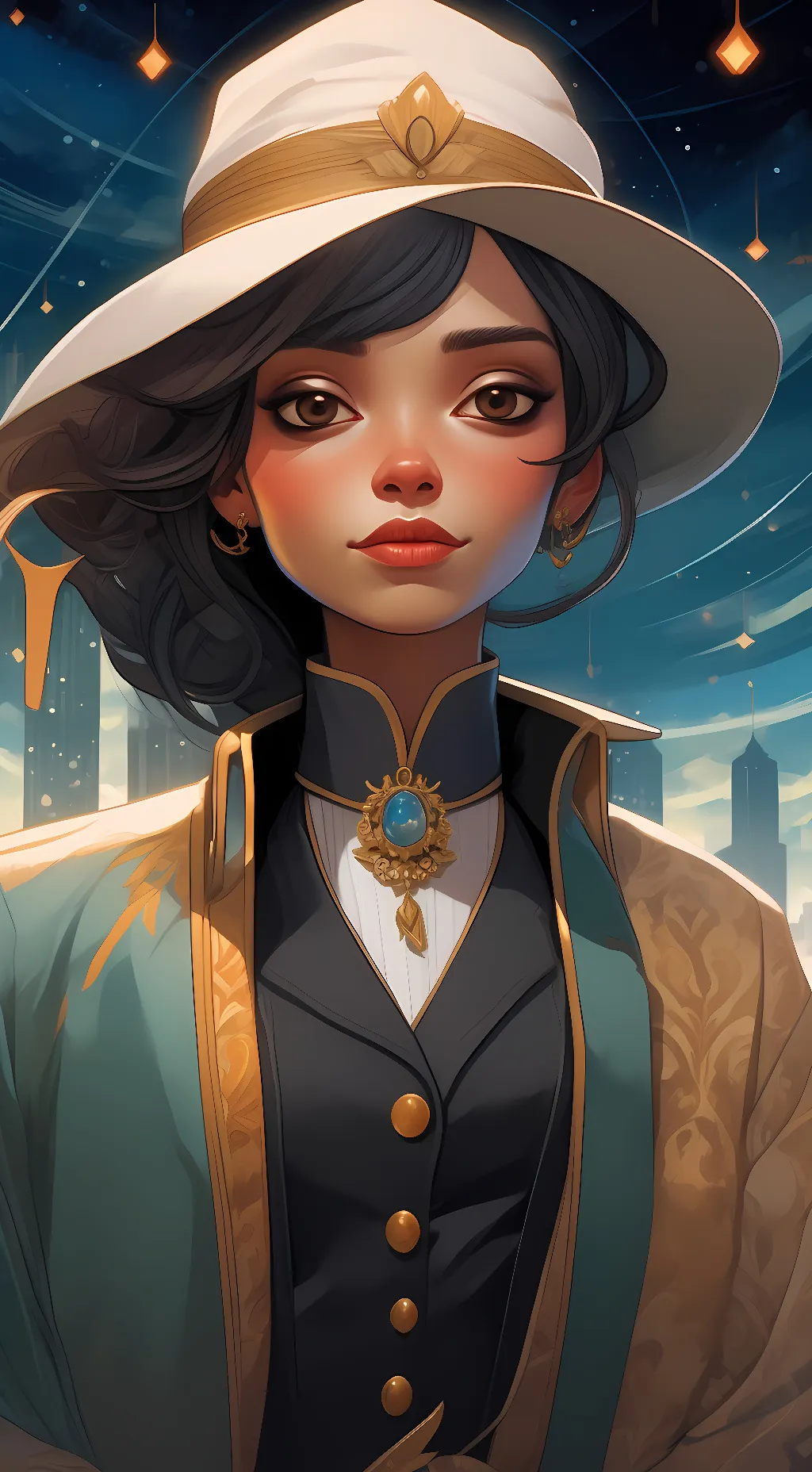 ai character: Jazzy background