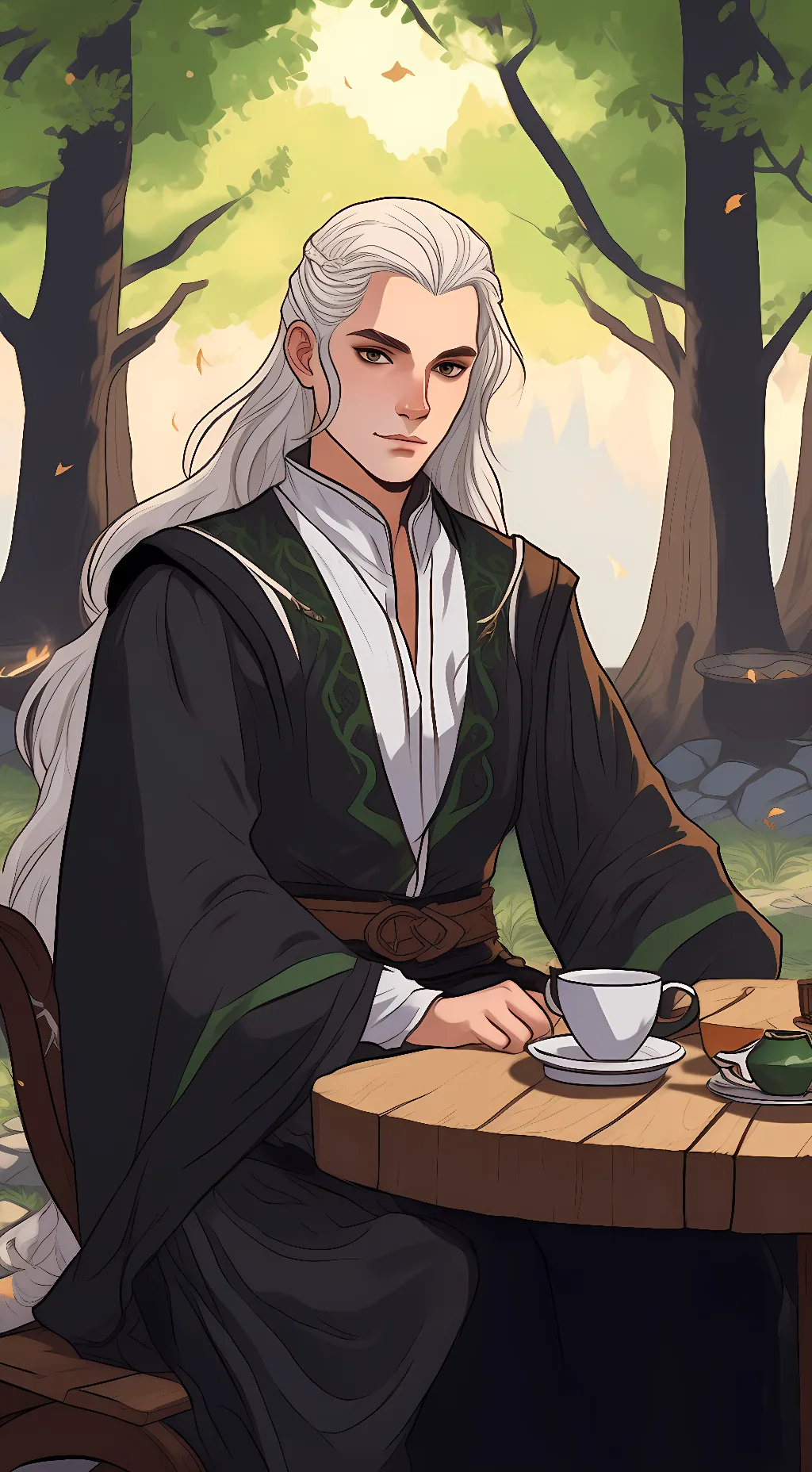 ai character: Solice background