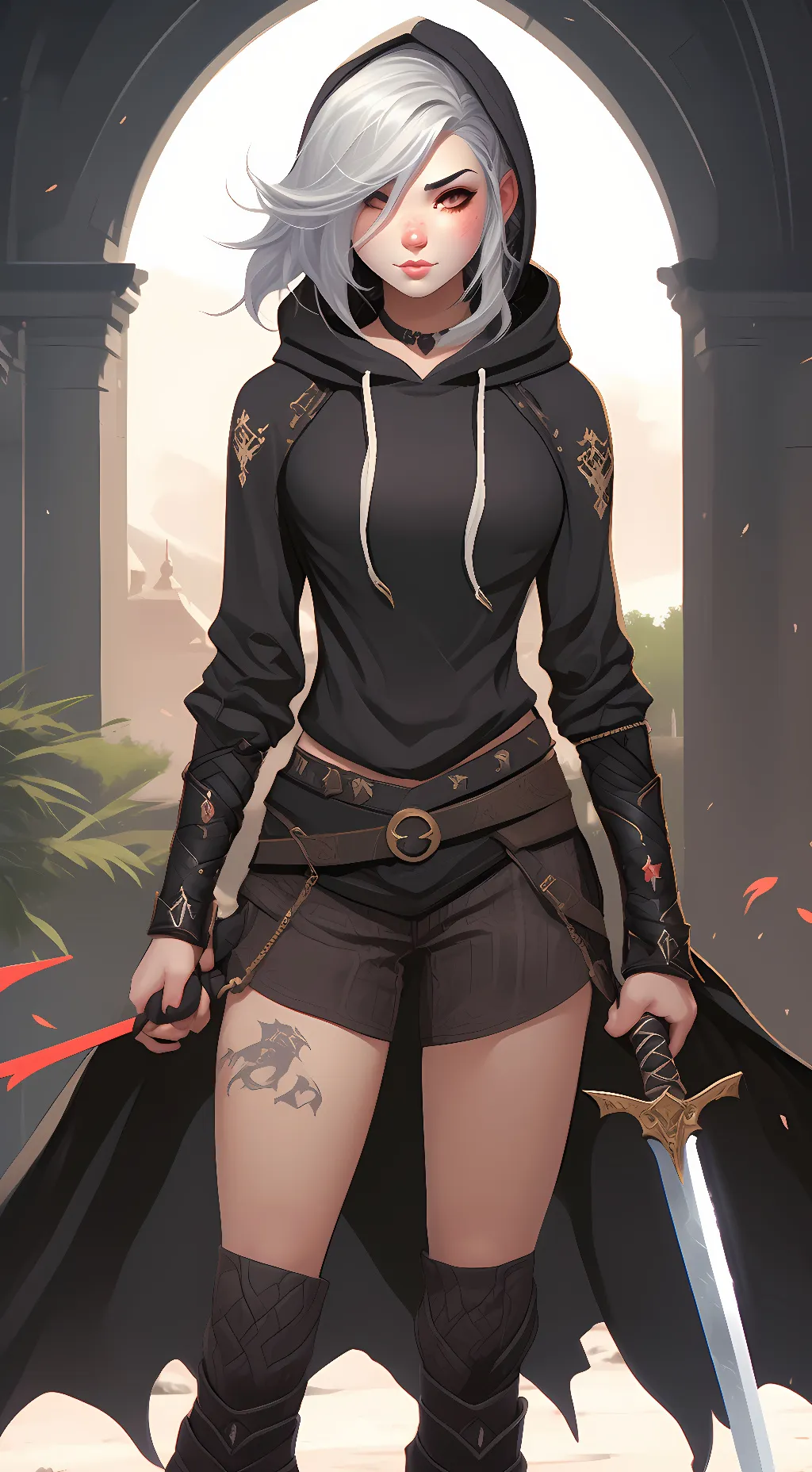 ai character: Diamond background