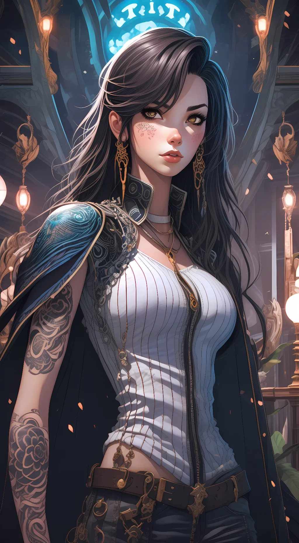 ai character: Hayley background