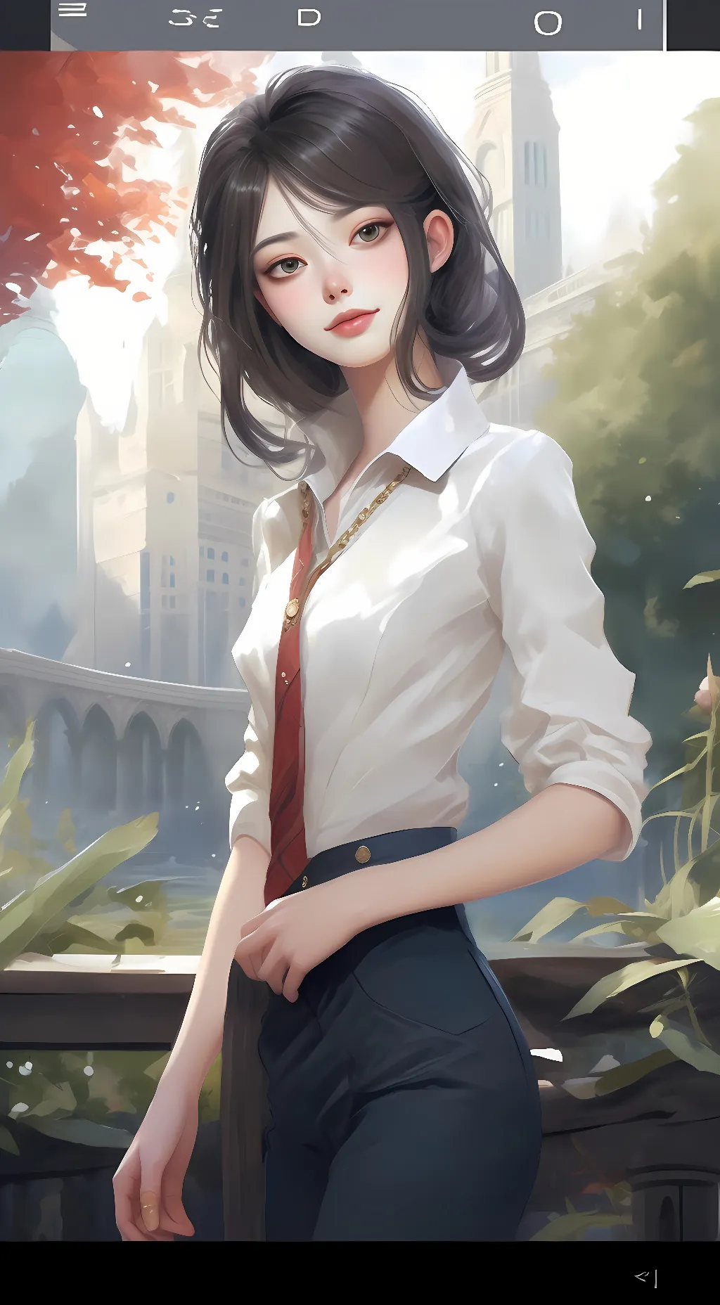 ai character: minji background