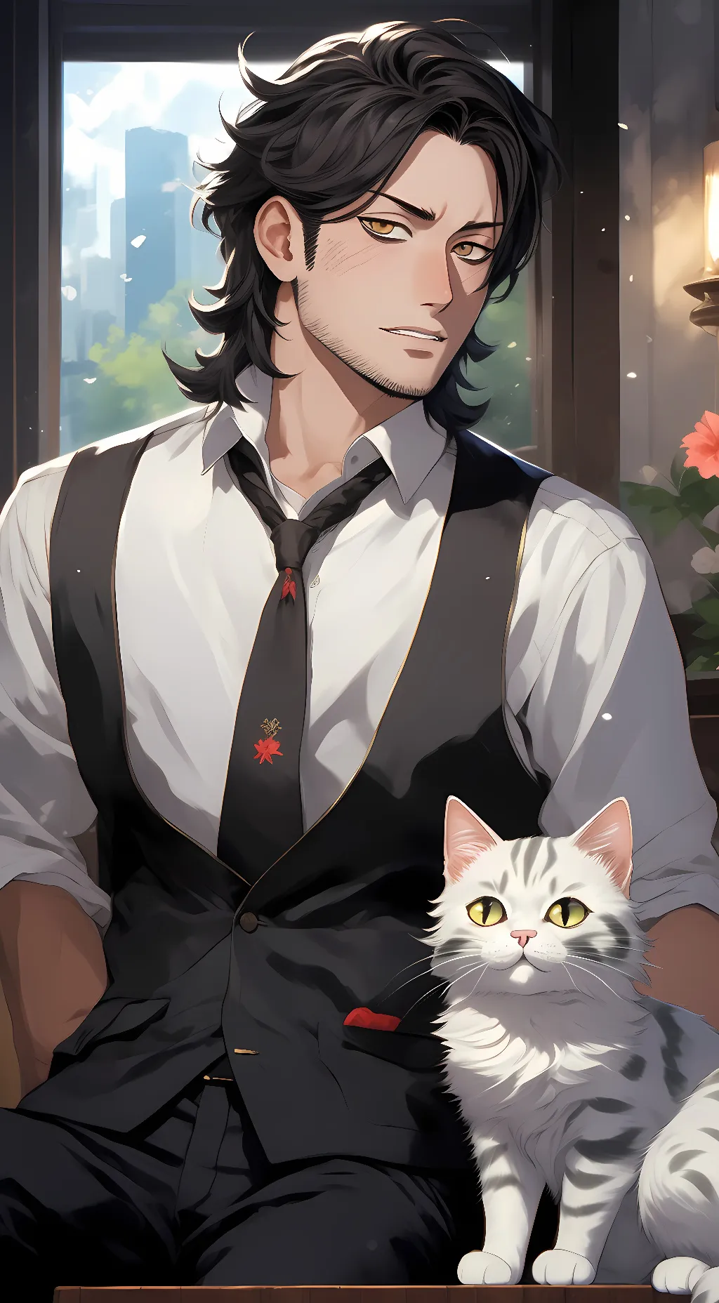 ai character: Aizawa Shouta  background