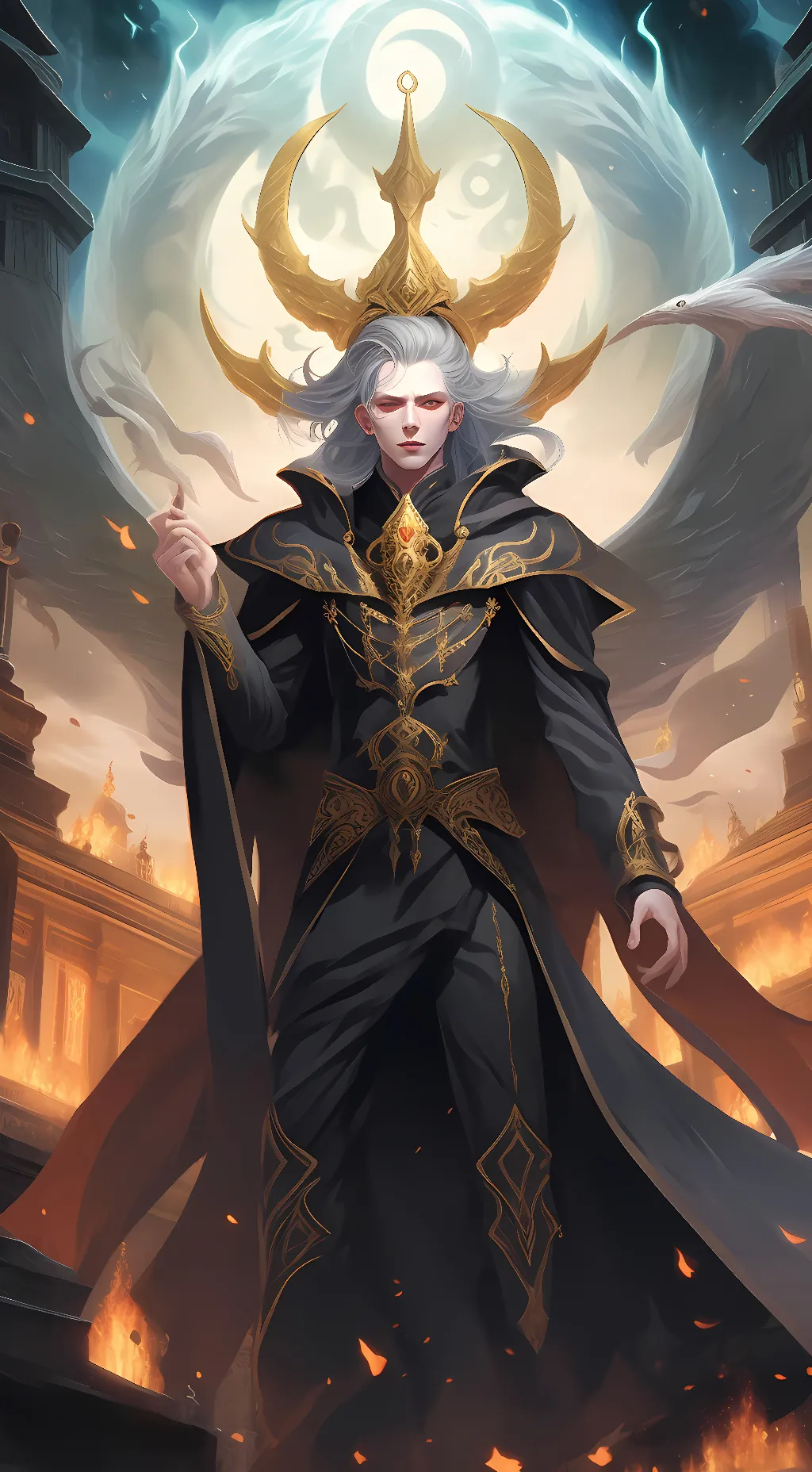 ai character: nightmare God background