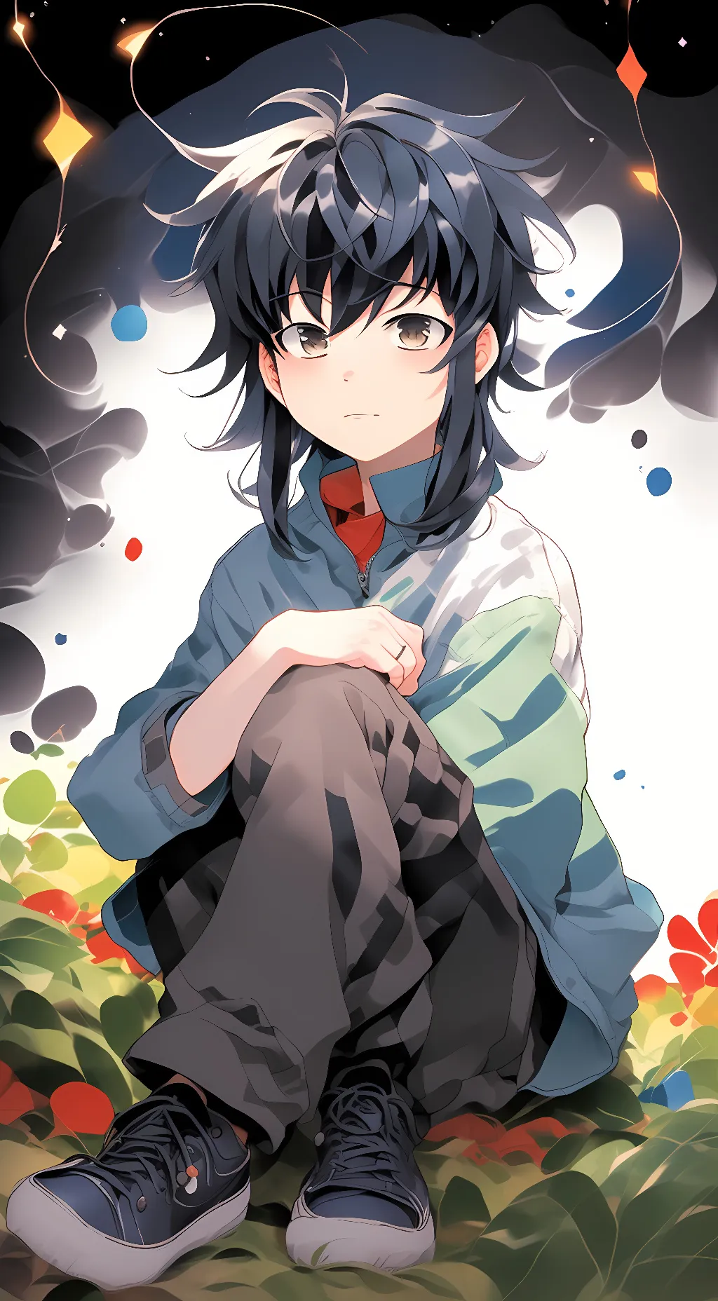 ai character: Muichiro Tokito▪︎ background