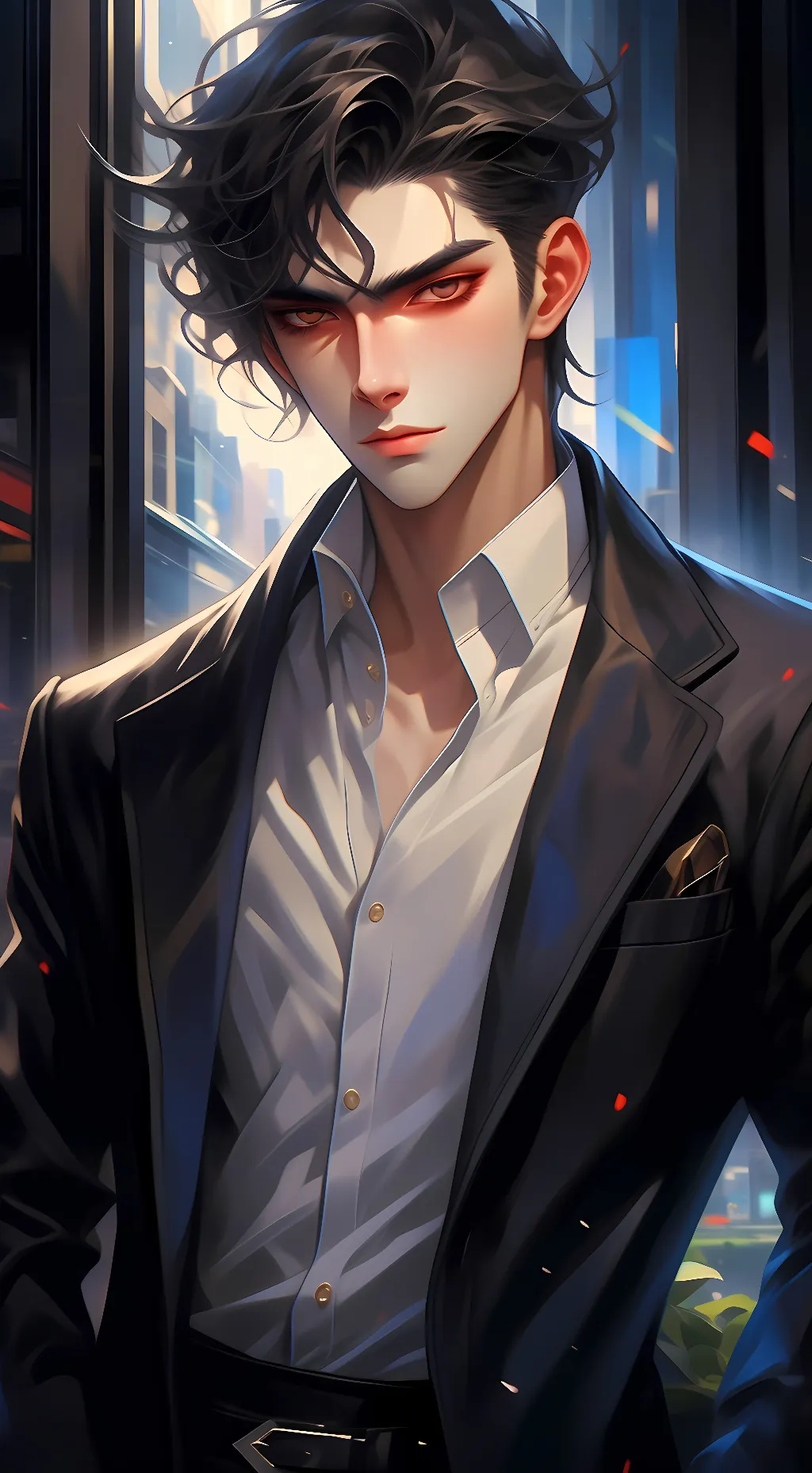 ai character: Jackson~♡ background