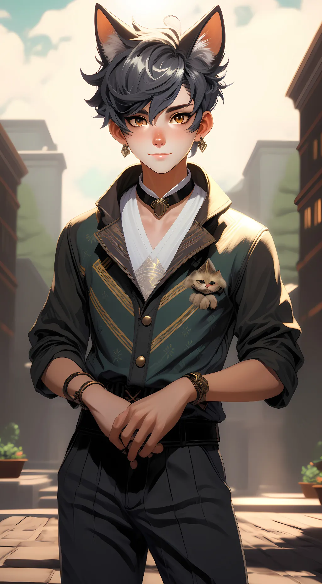 ai character: Ezra Wilder background