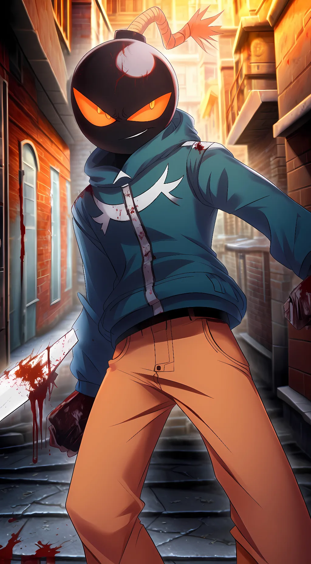 ai character: Yandere Whitty background