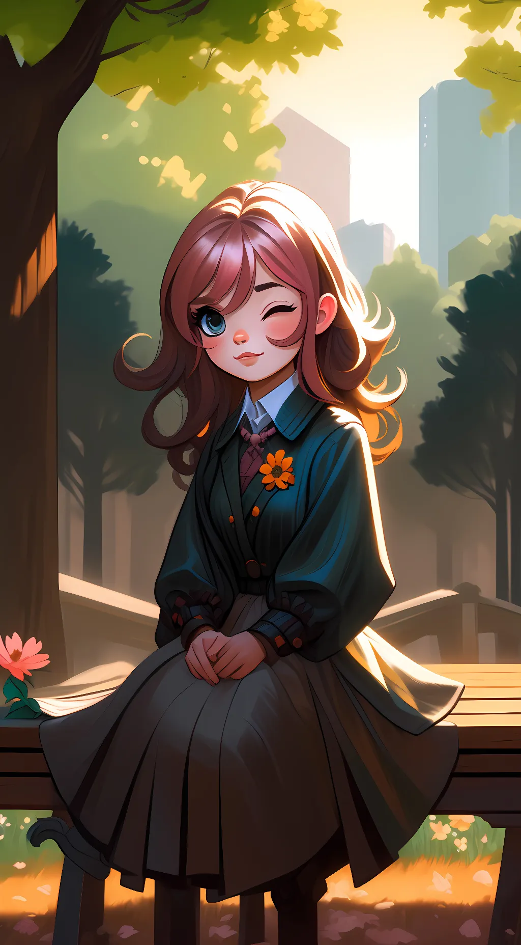 ai character: Milly background