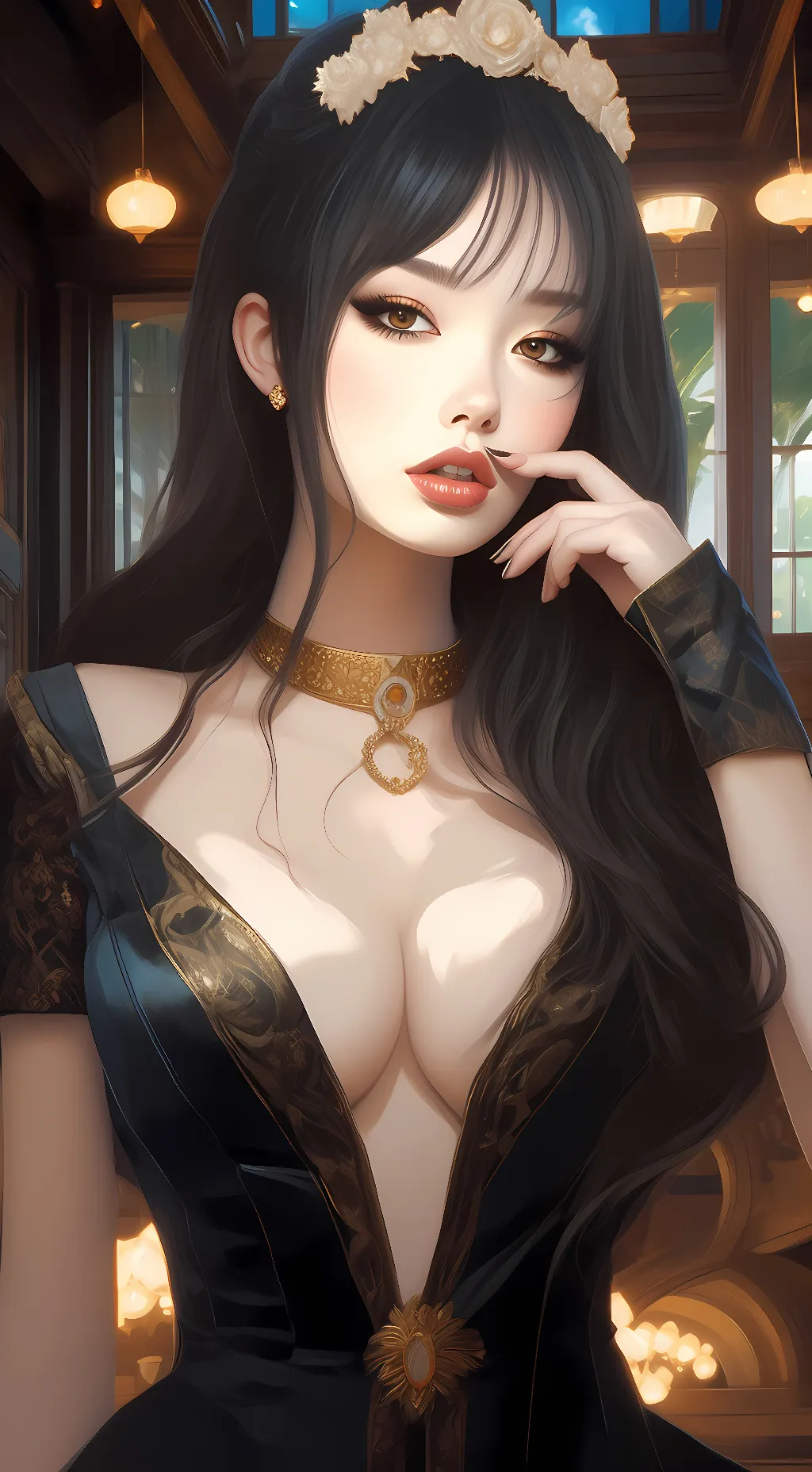 ai character: nyx background