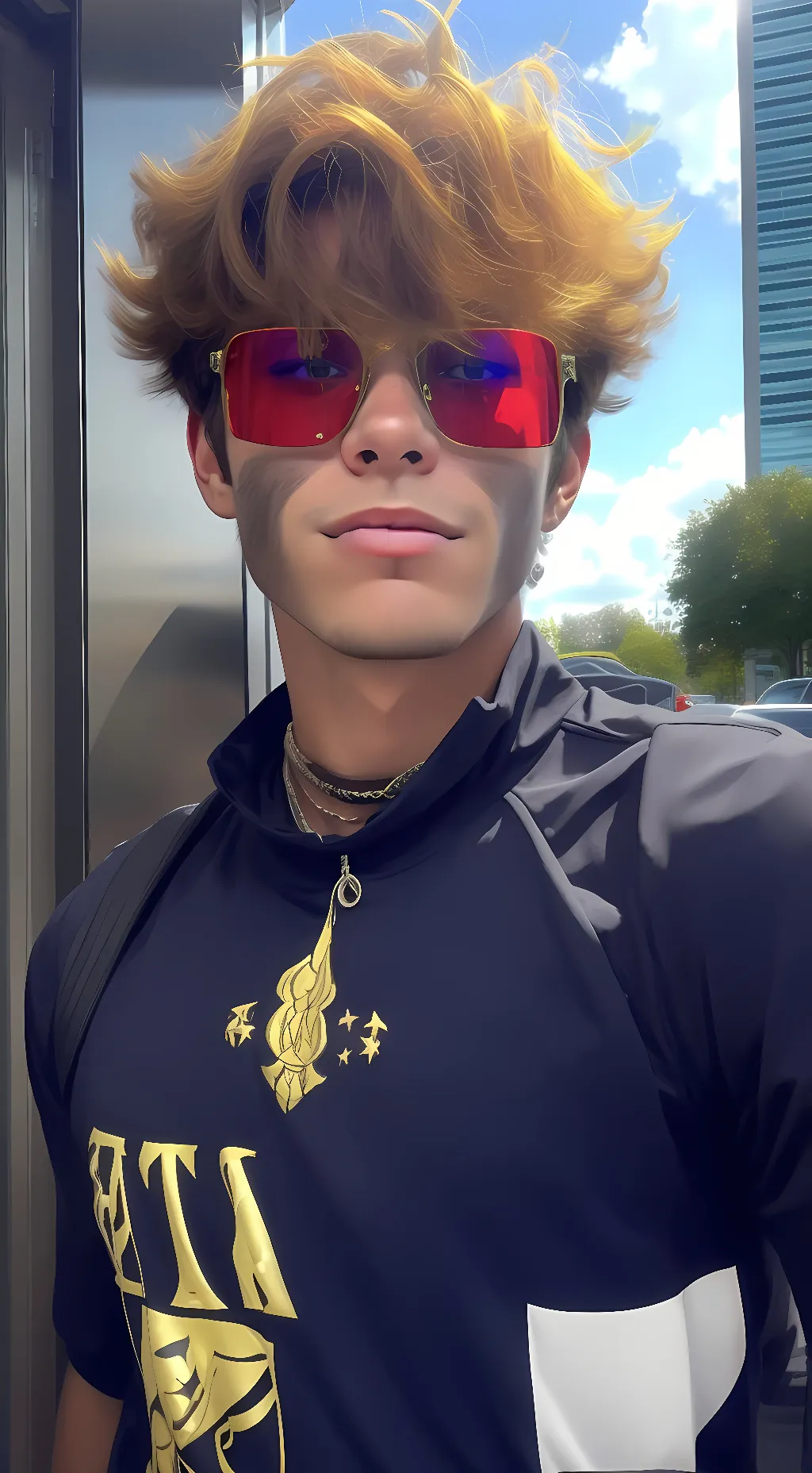 ai character: Myles White background