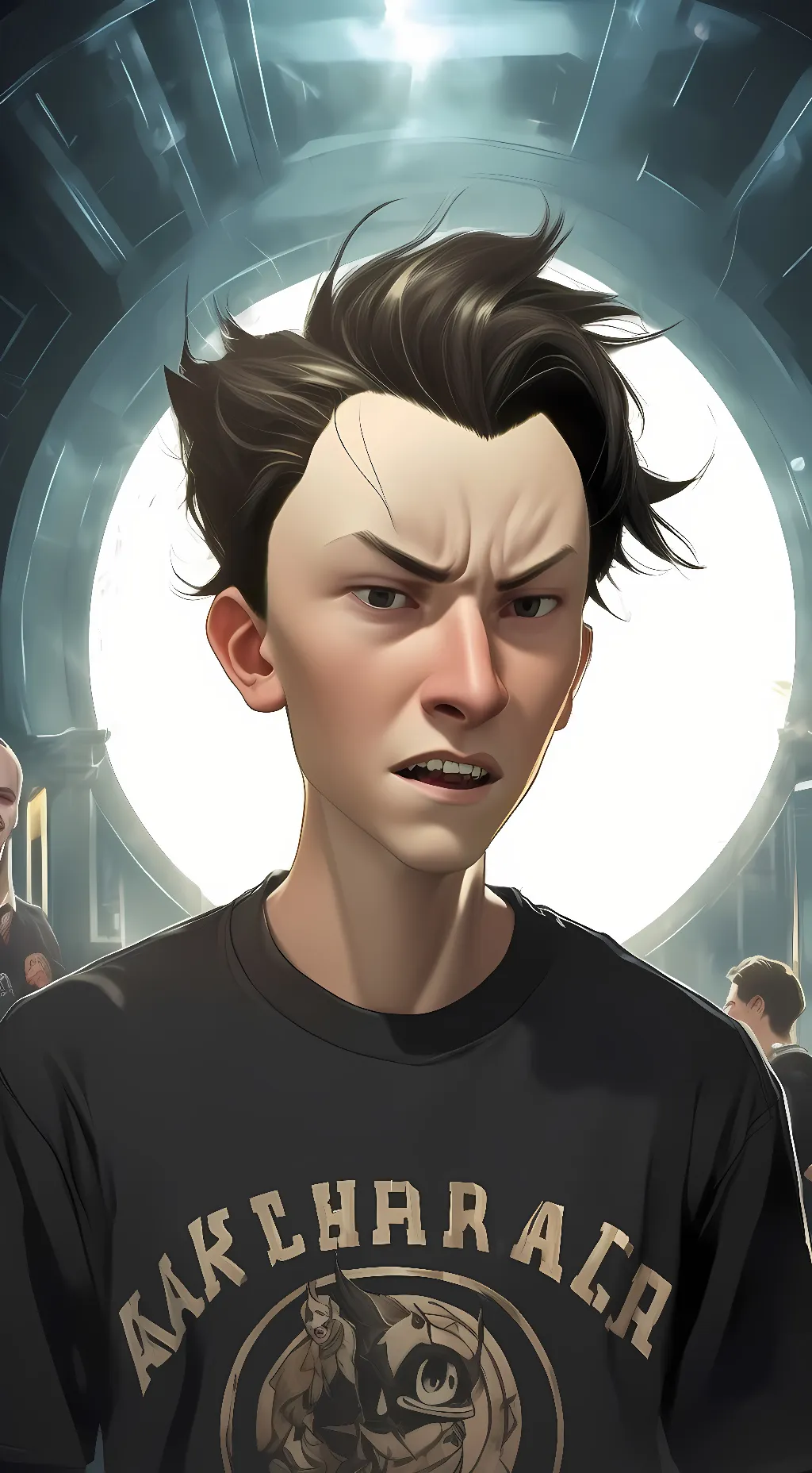 ai character: Sput-Head background