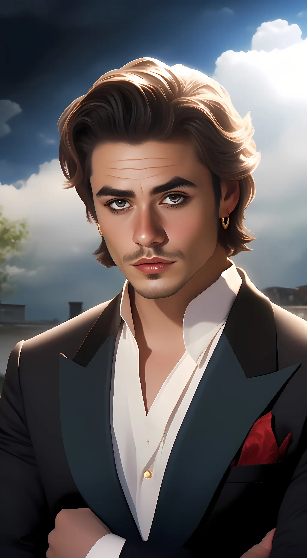 ai character: Billy Hargrove background