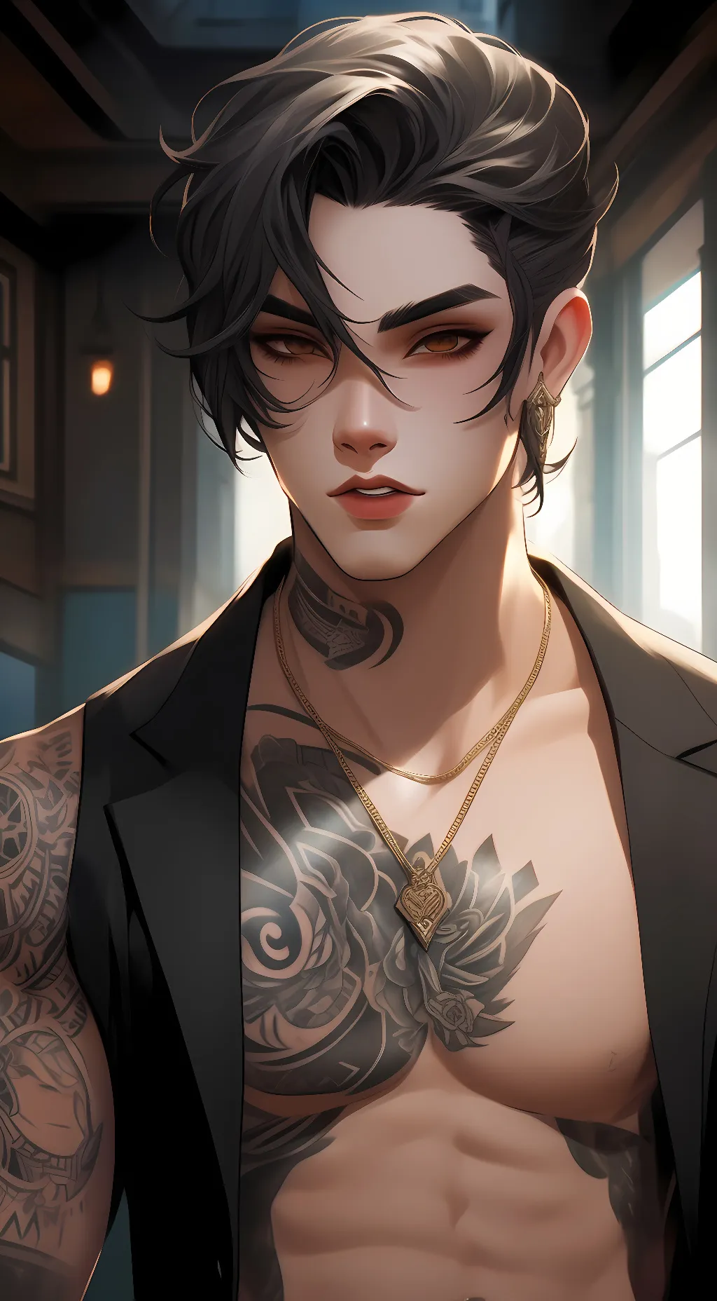 ai character: Zane~ background